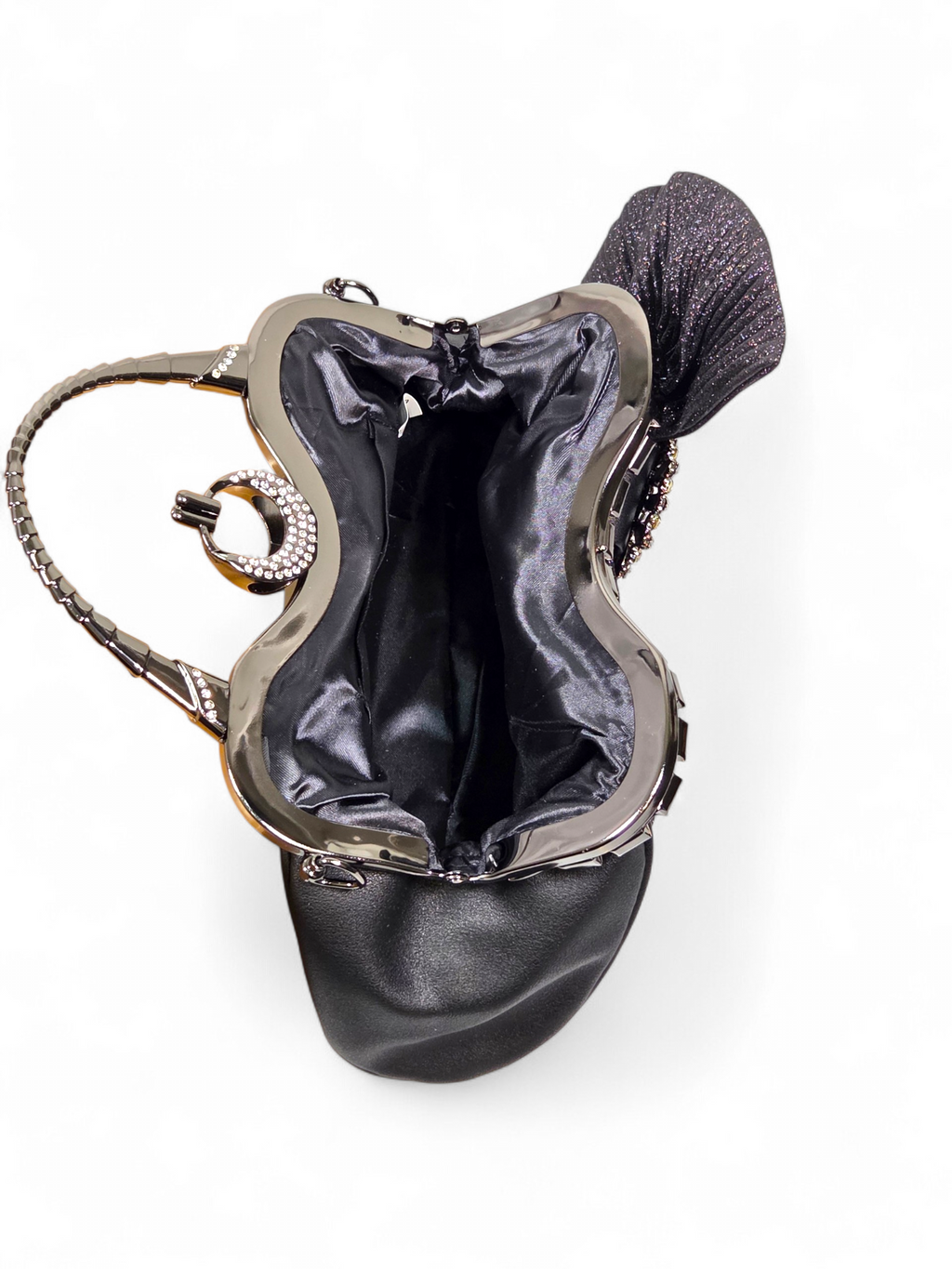Bolsa Clutch Cristal Preto 1083