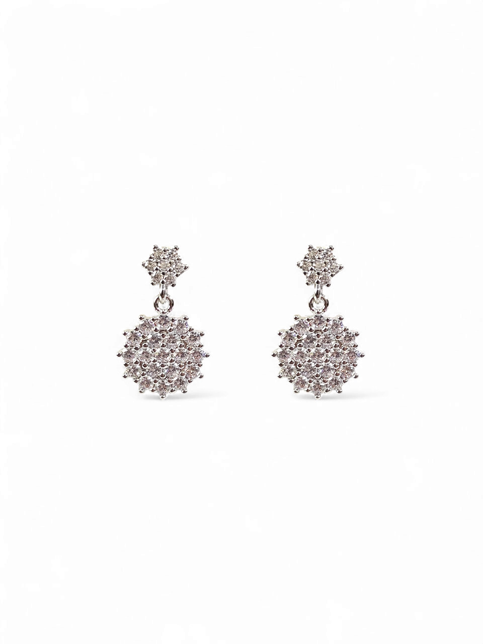Brinco Zirconia Prata 035