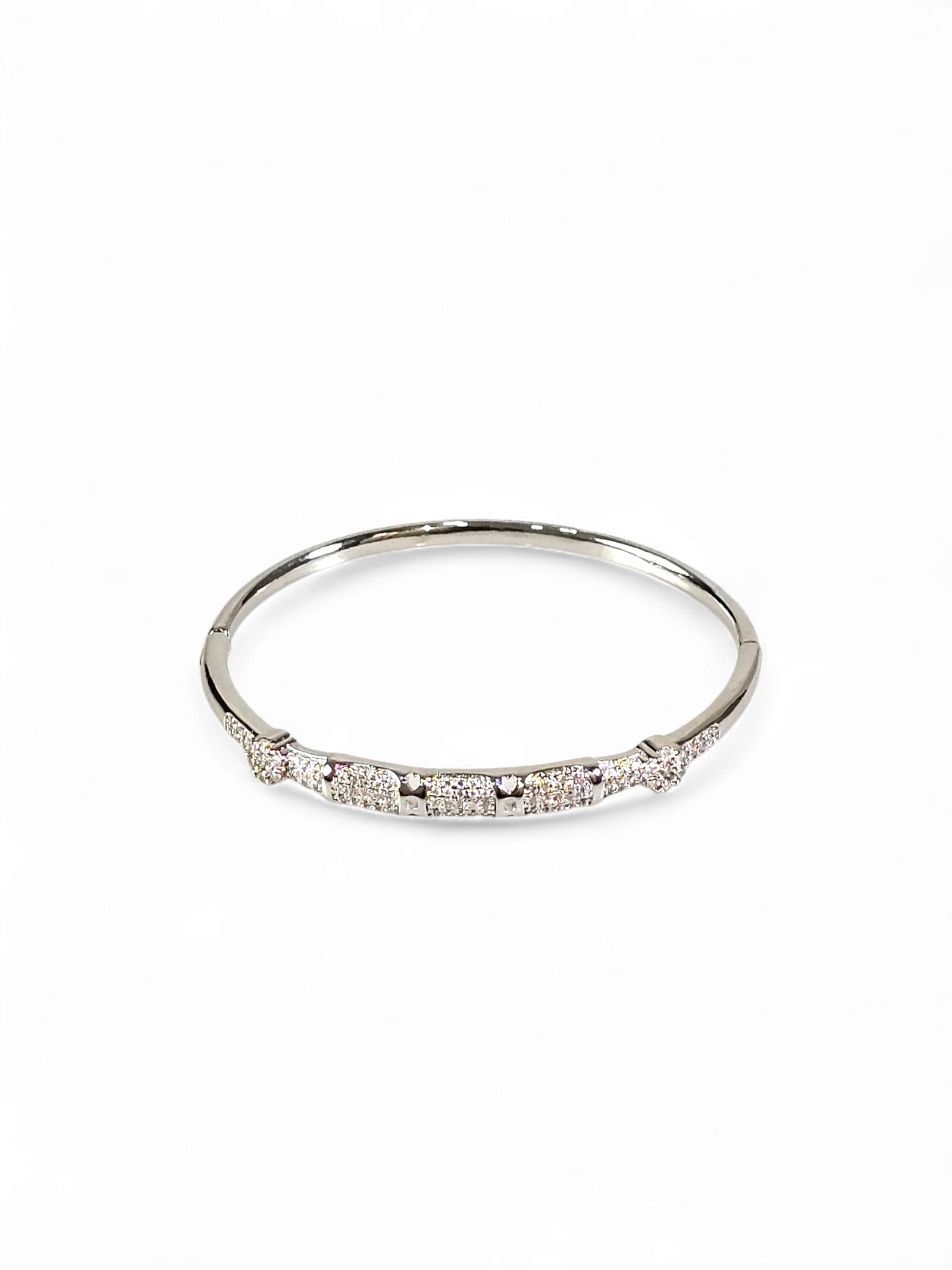 Pulseira Cristal Zirconia Prata 011