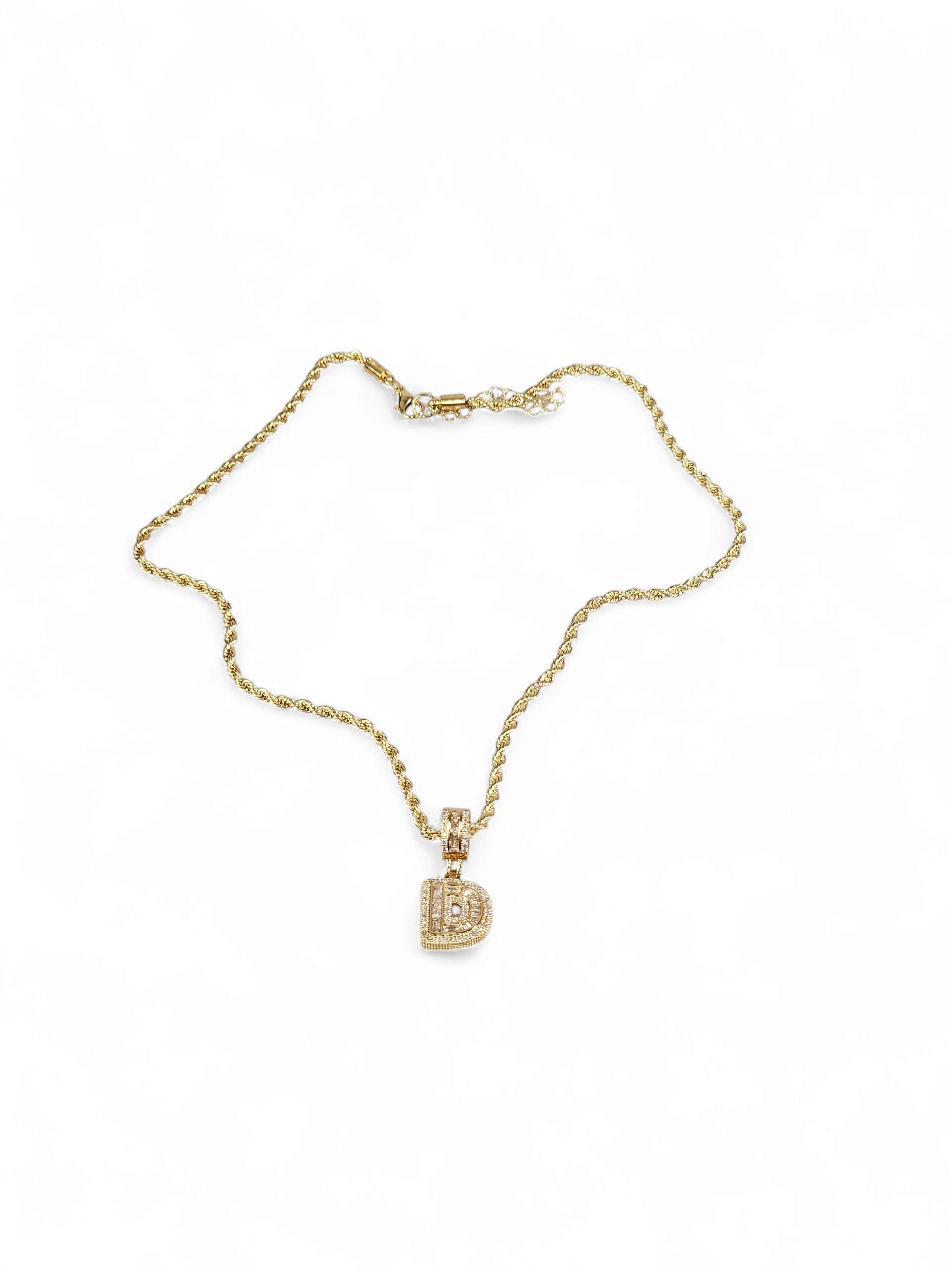 Colar Inicial (D) Zirconia