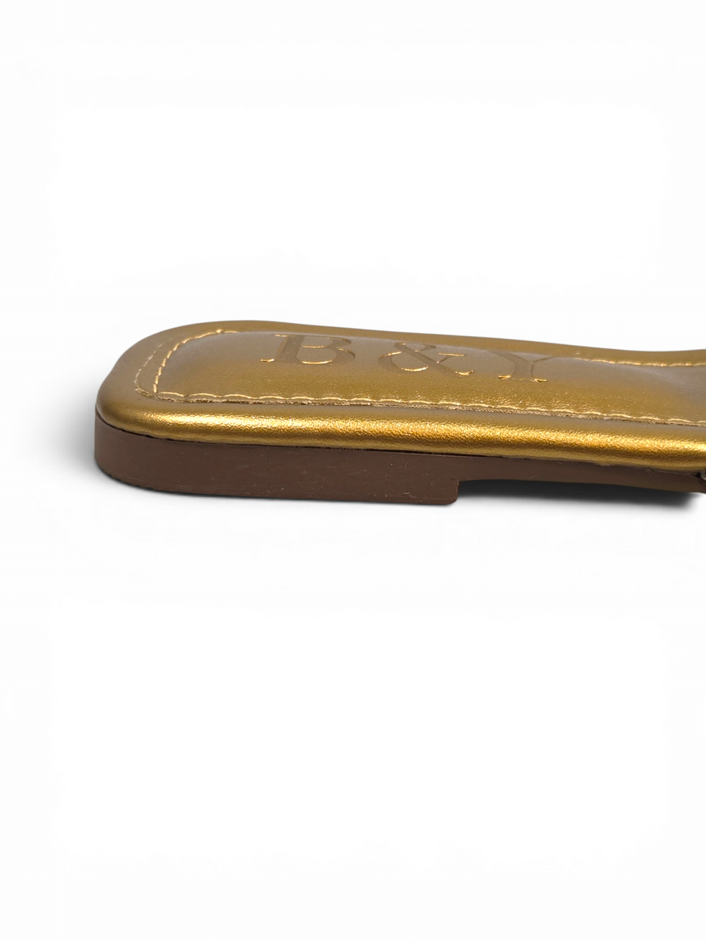 Chinelo 6101 Dourado Colorido Sem Salto