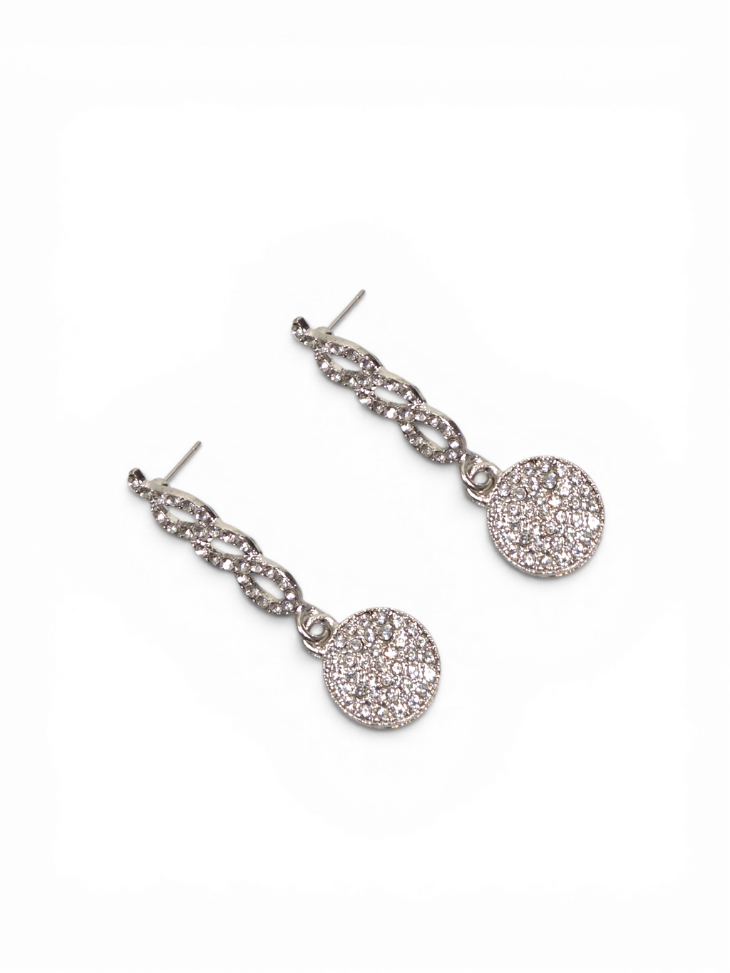 Brinco Cristal Zirconia Prata #2024