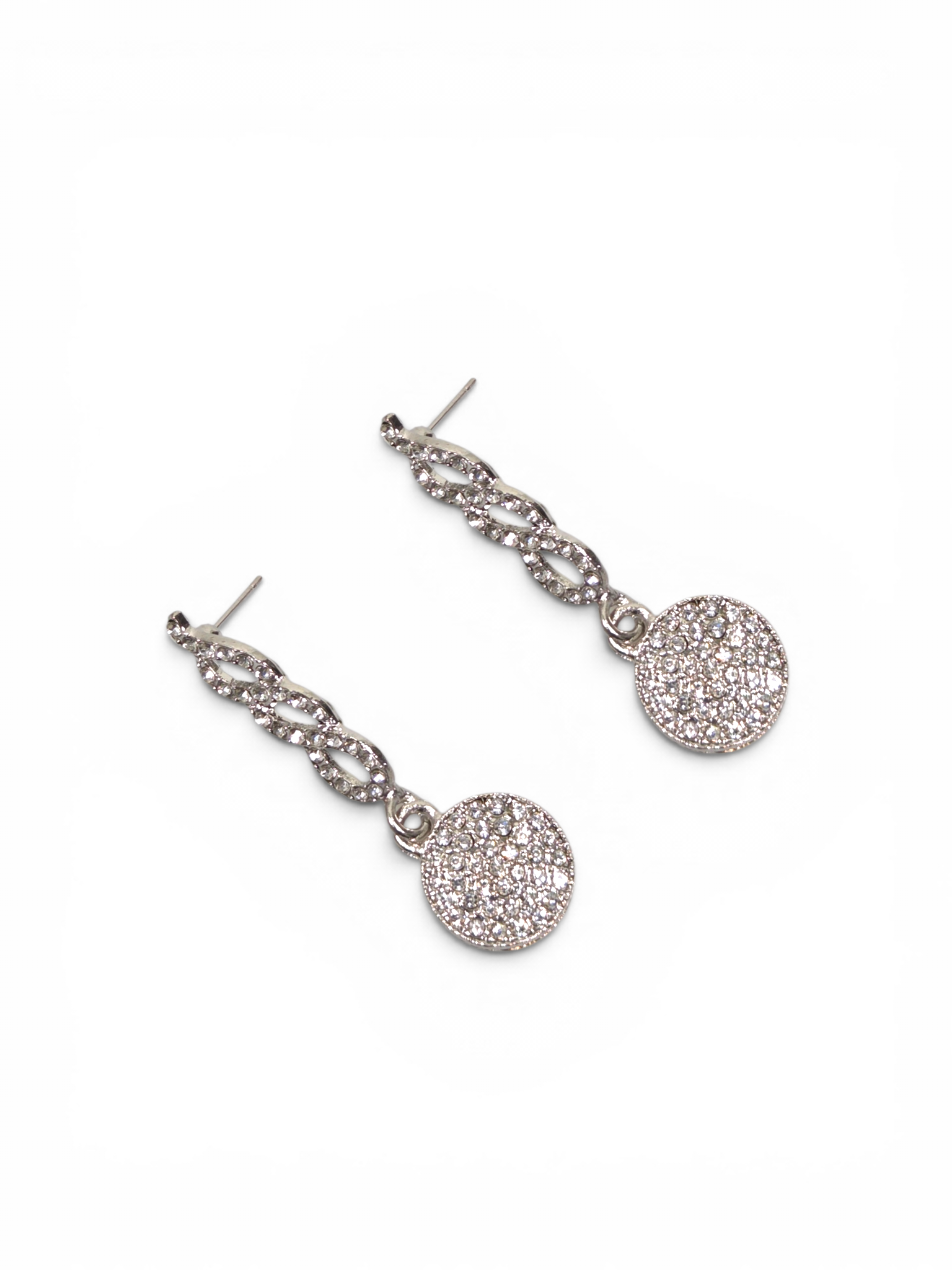 Brinco Cristal Zirconia Prata #2024
