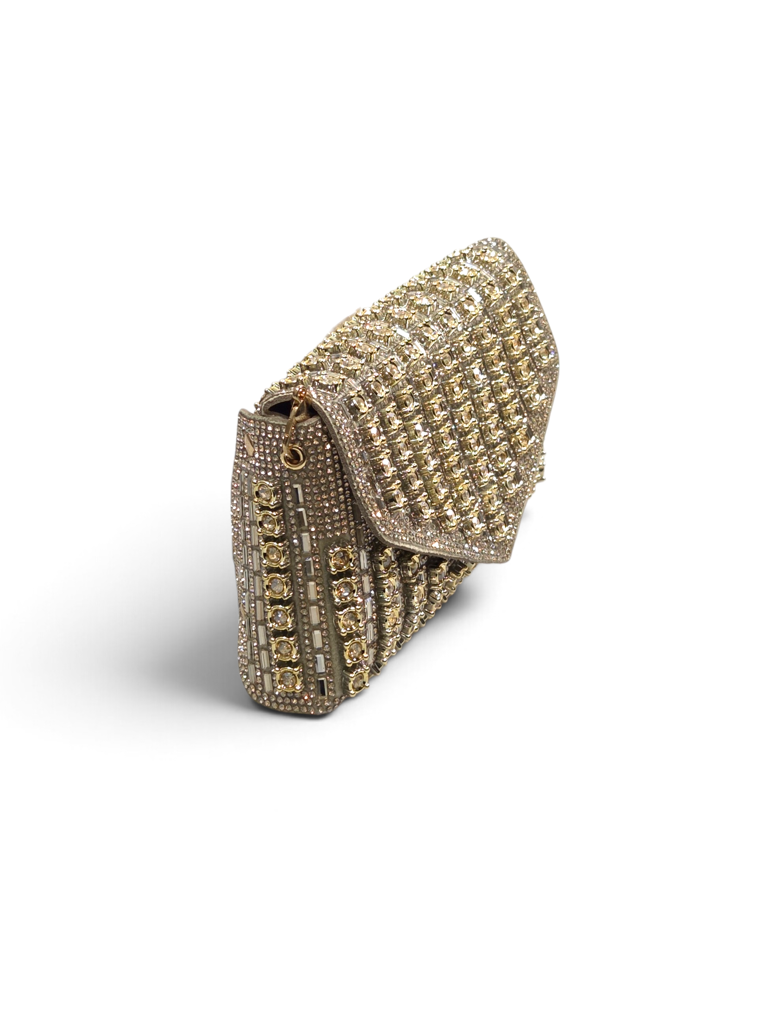 Carteira Royal Clutch Cristal Dourado 1102