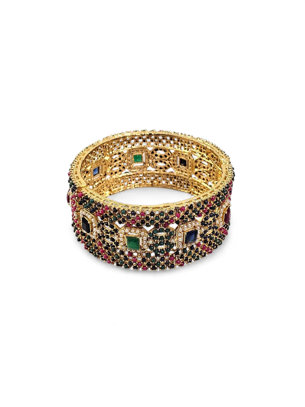 Bracelete Dourado Semi Joia 021