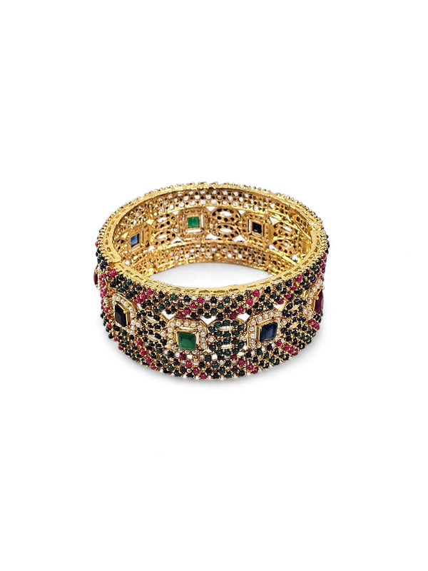 Bracelete Dourado Semi Joia 021