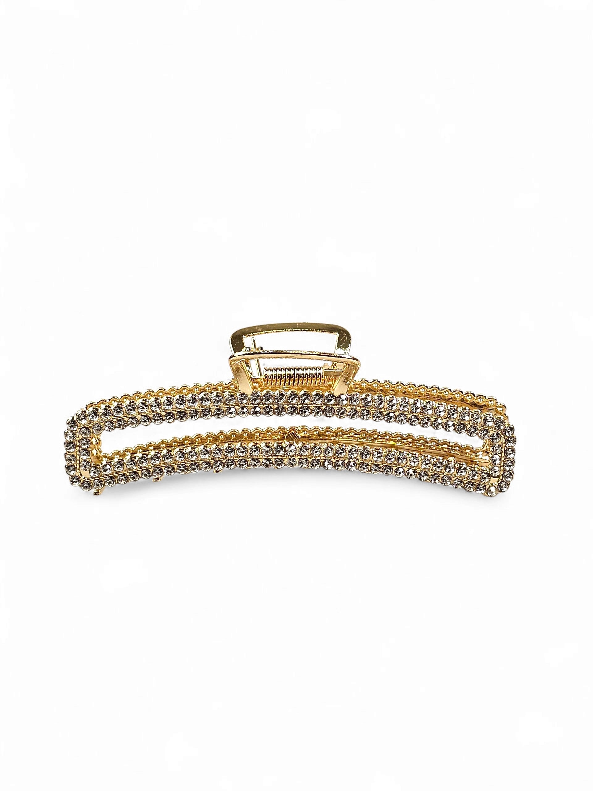 Prendedor de Cabelo Cristal Grande 007