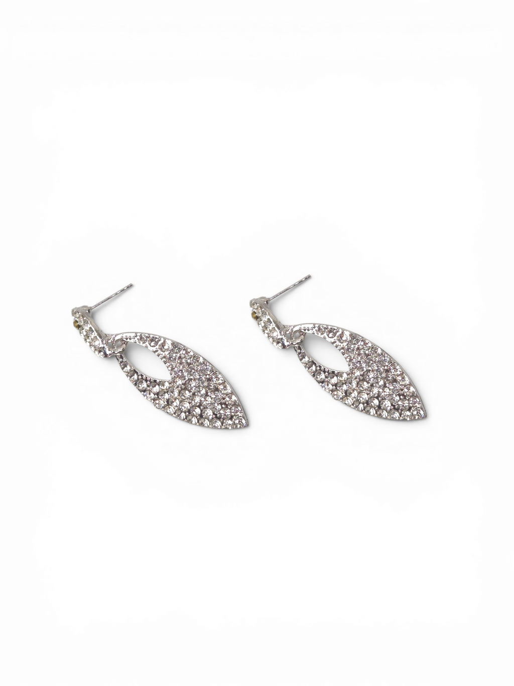 Brinco Cristal Zirconia Prata #2041