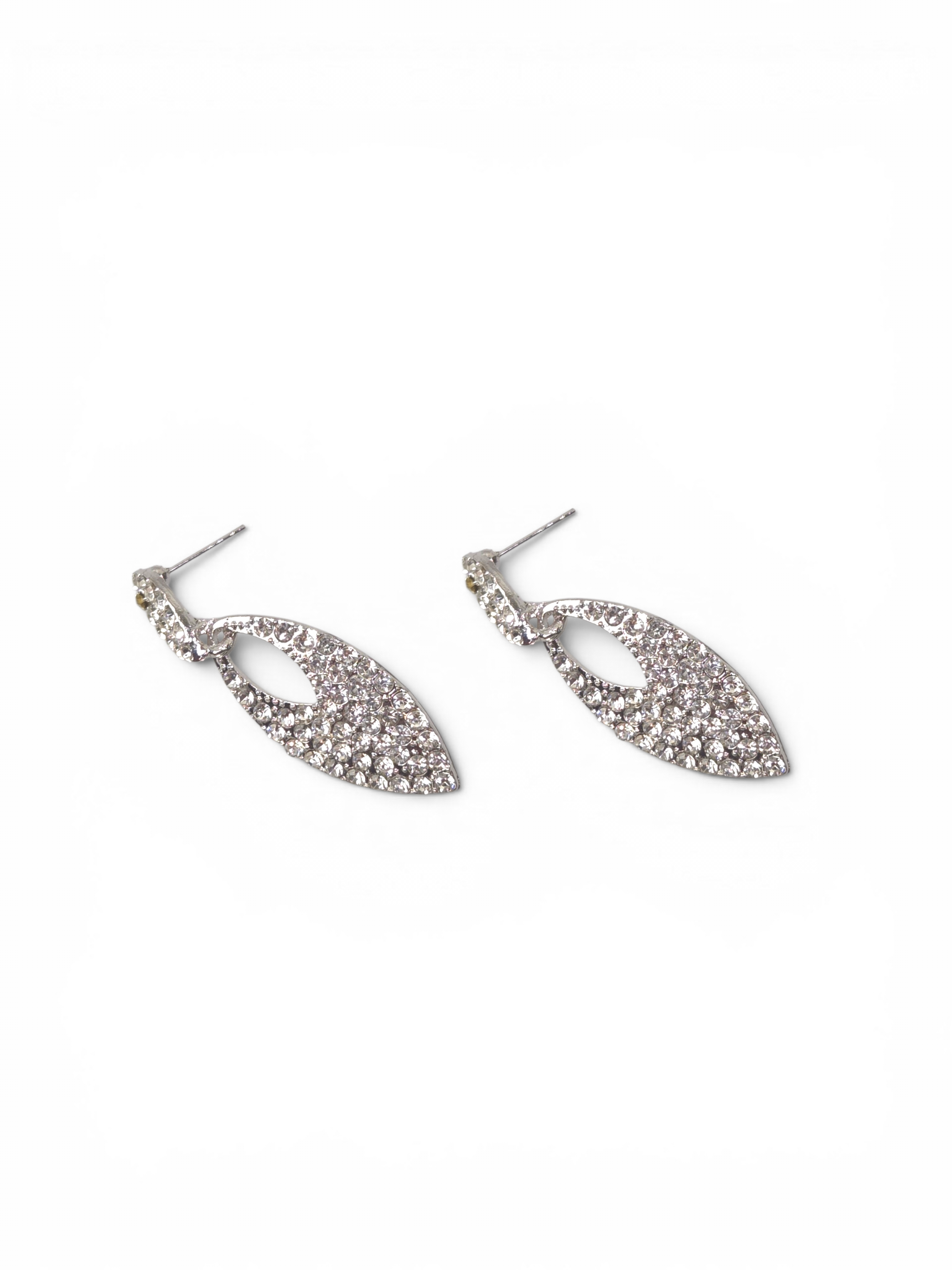 Brinco Cristal Zirconia Prata #2041