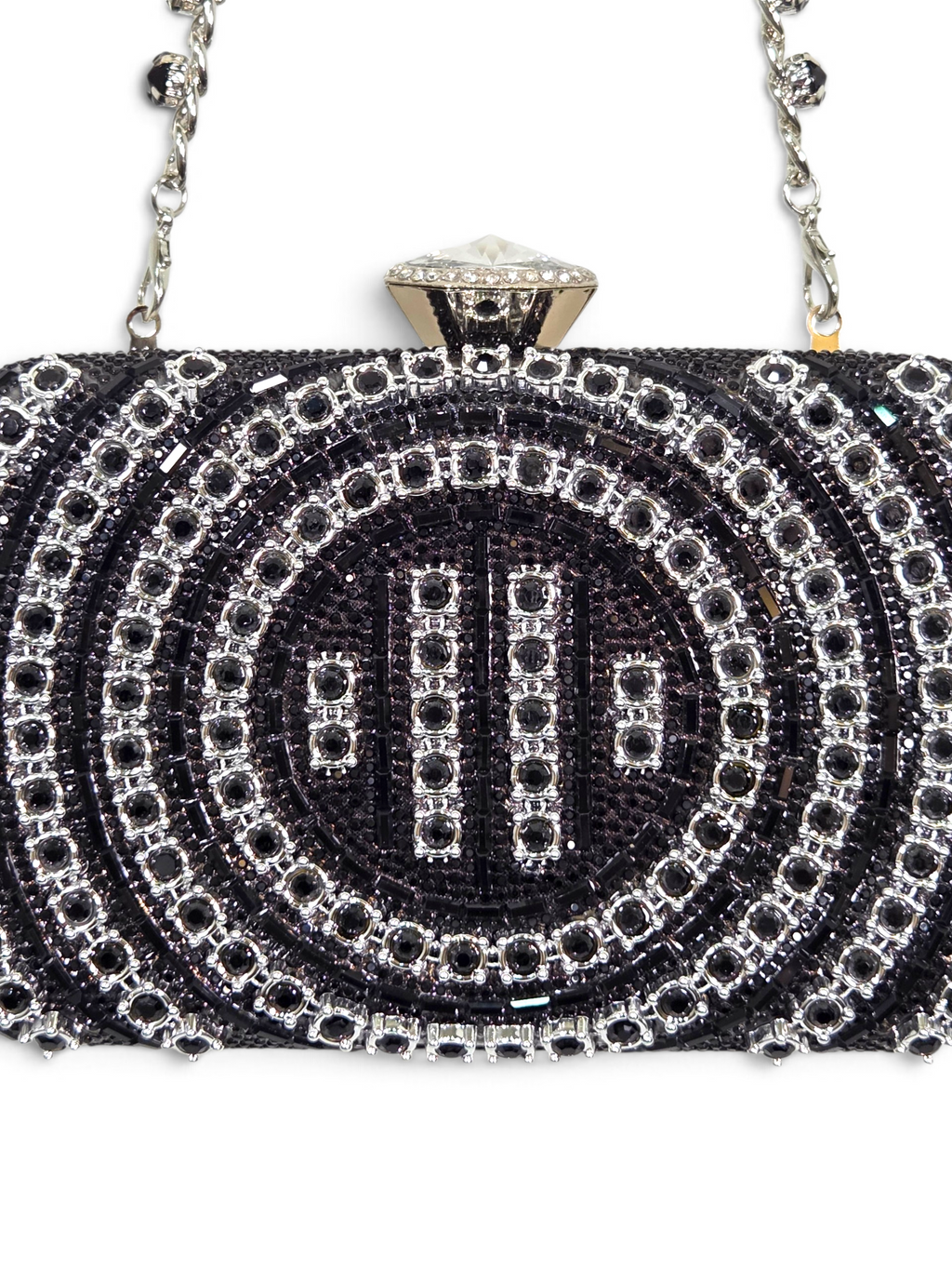 Bolsa Classic Clutch Cristal Preto 1100