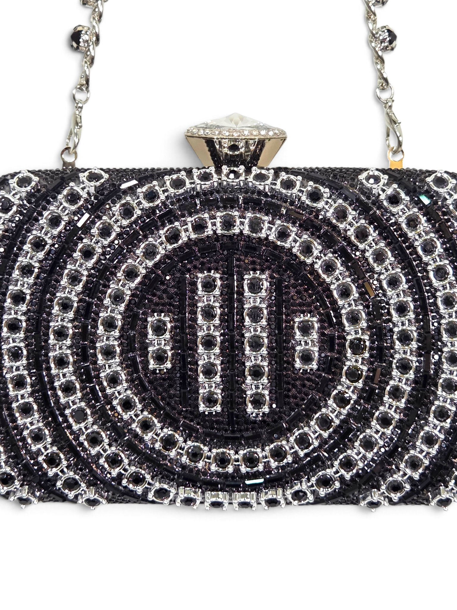 Bolsa Classic Clutch Cristal Preto 1100