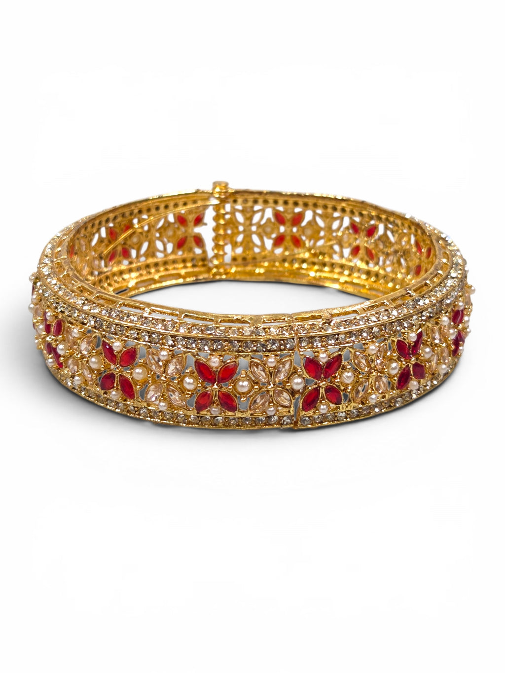 Bracelete Folheado Semi Joia Dourada #1084