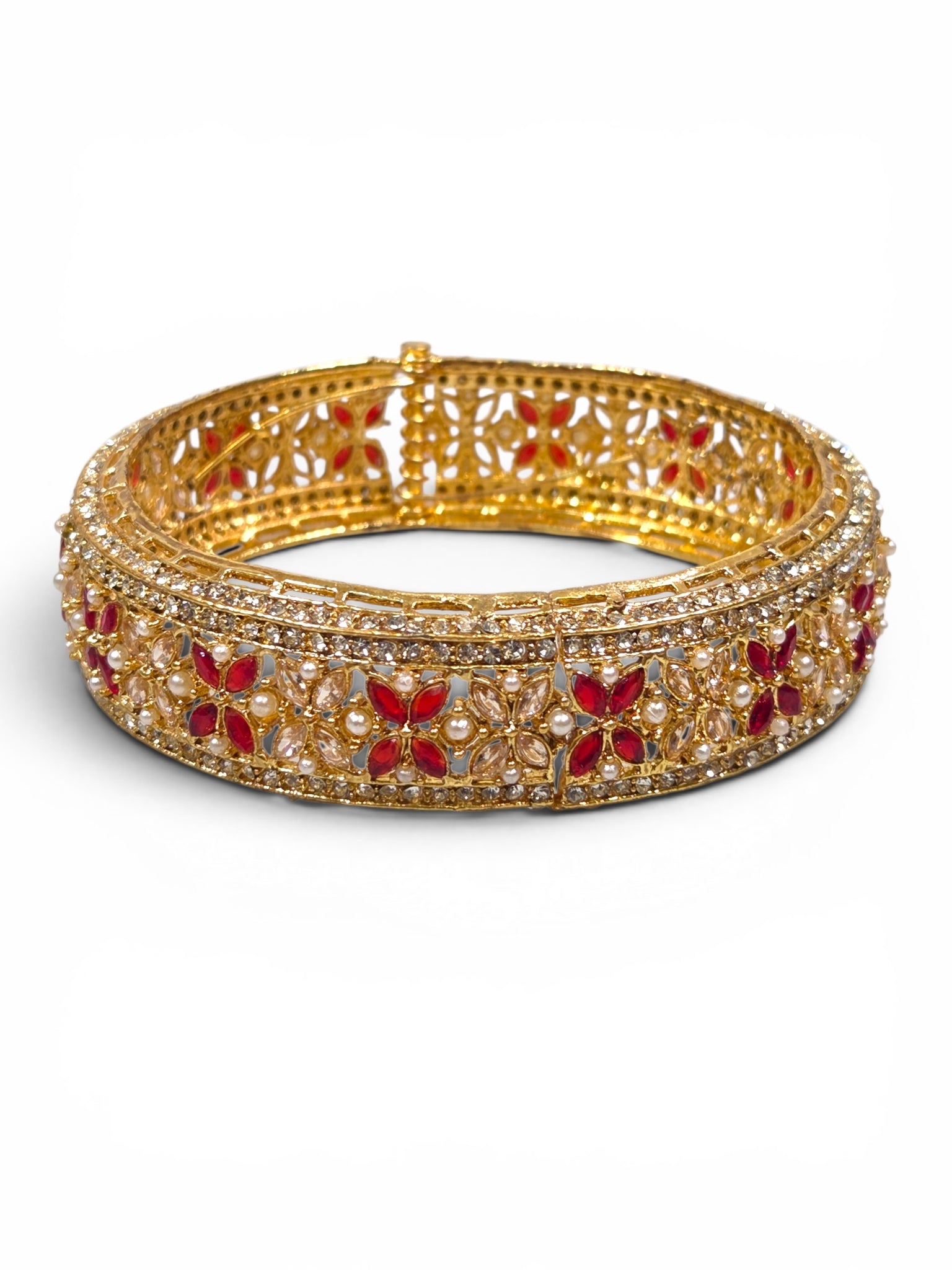 Bracelete Folheado Semi Joia Dourada #1084