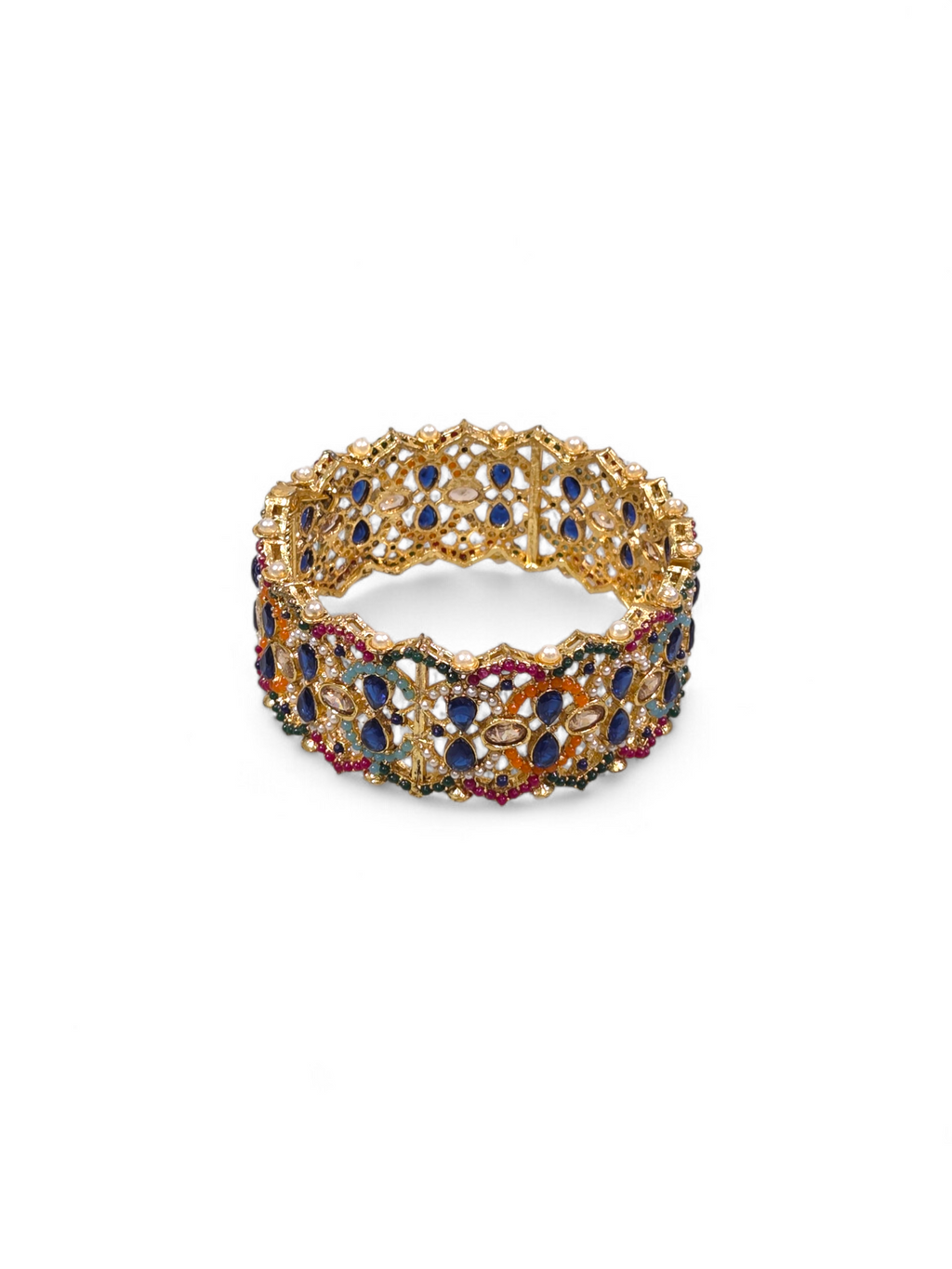 Bracelete Folheado Semi Joia Dourada #1064