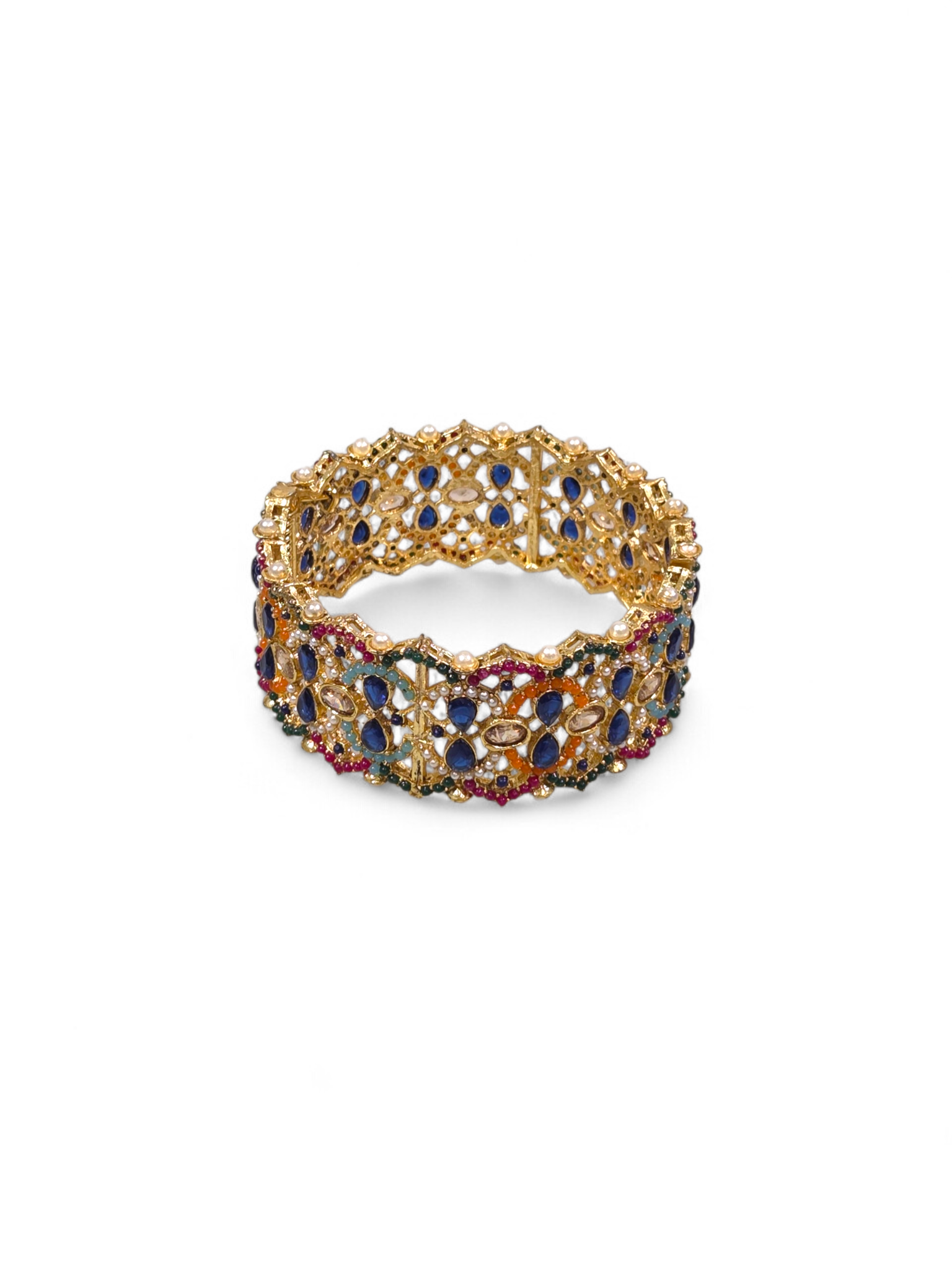 Bracelete Folheado Semi Joia Dourada #1064