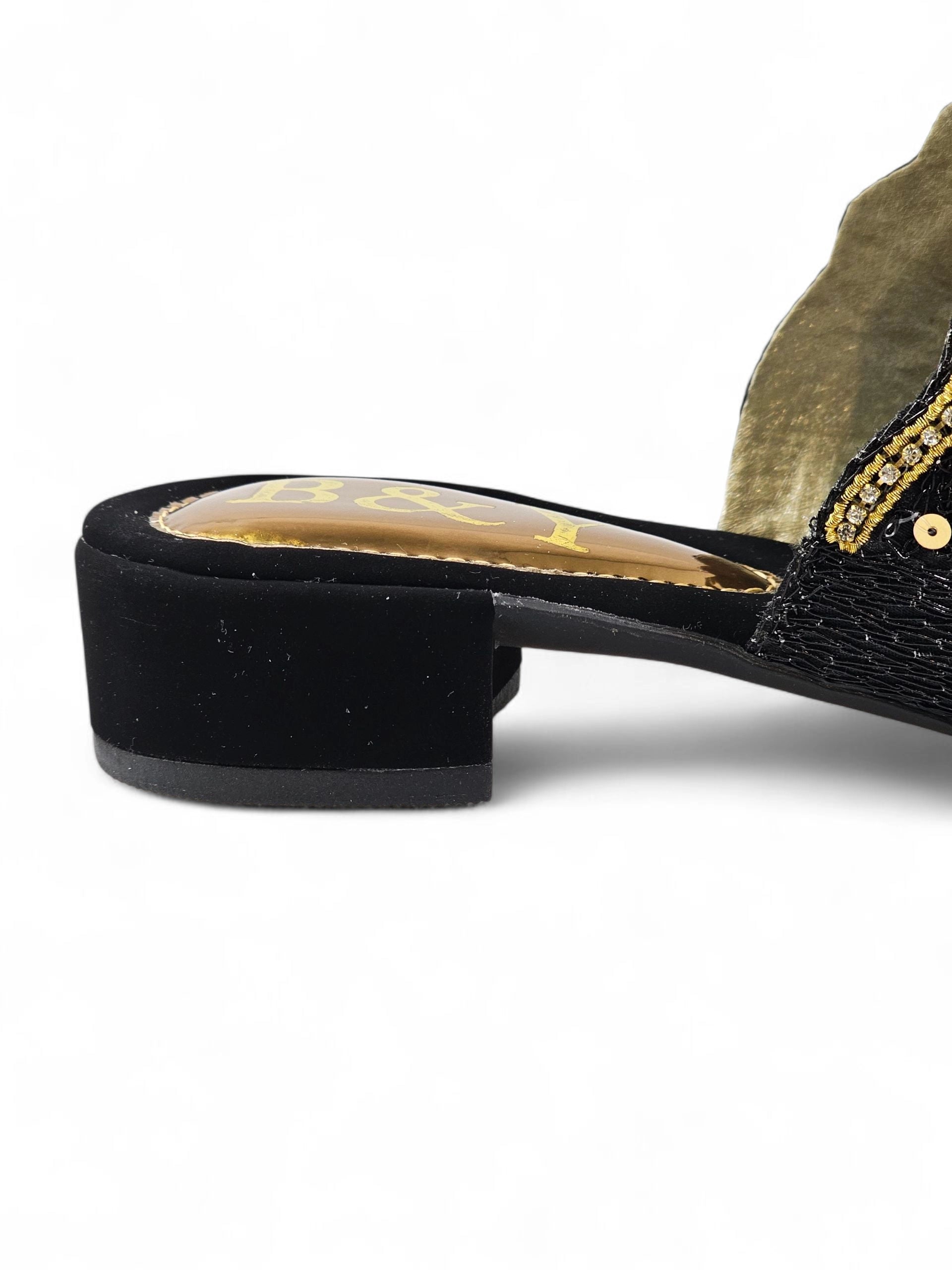 Tamanco 9430 Preto Salto Bloco