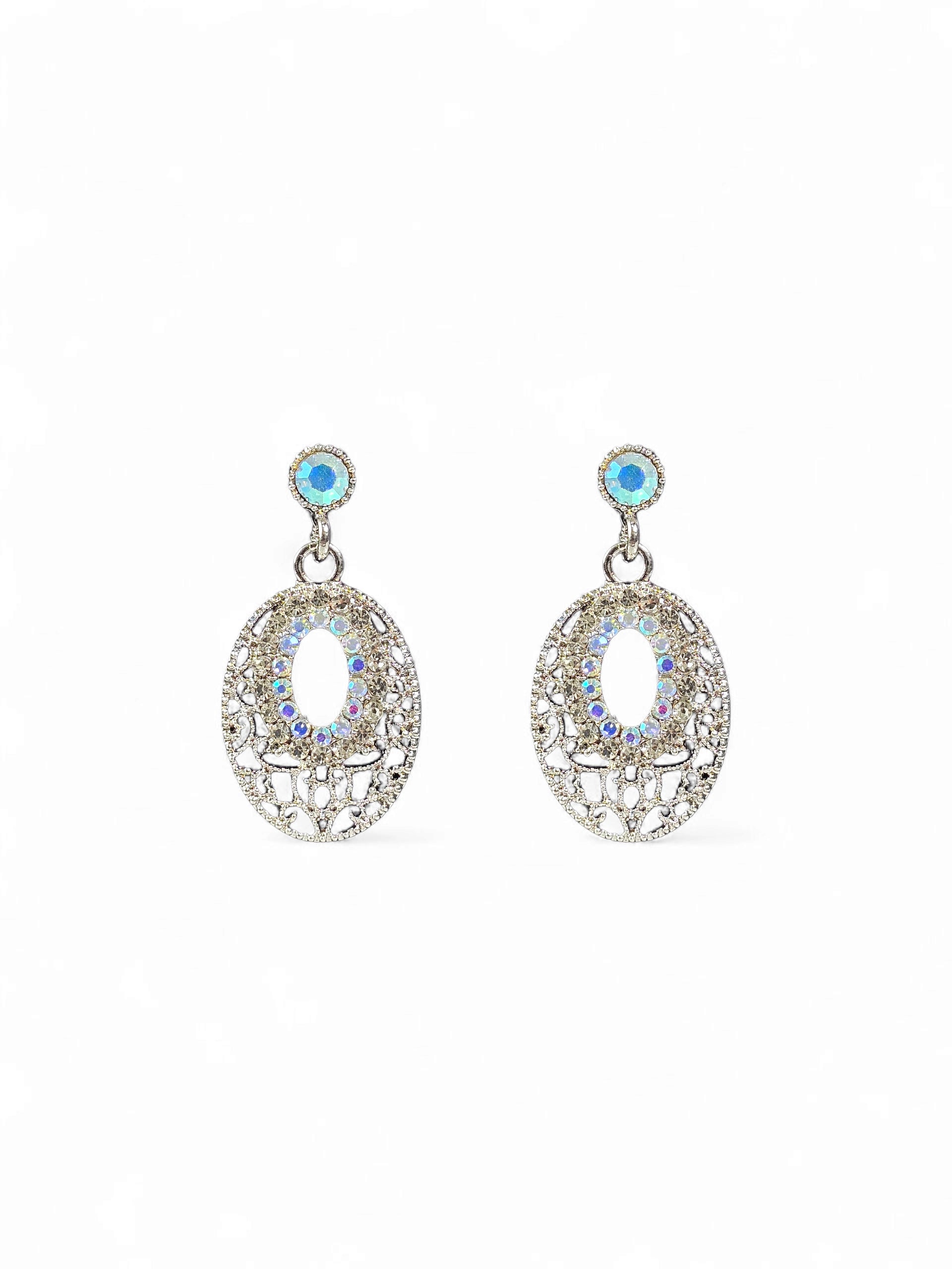 Brinco Cristal Prata 054