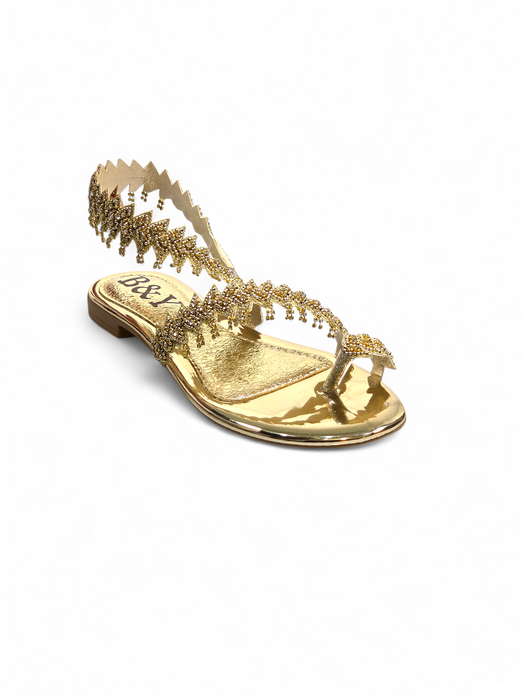Sandália 9265 Dourado Sem Salto