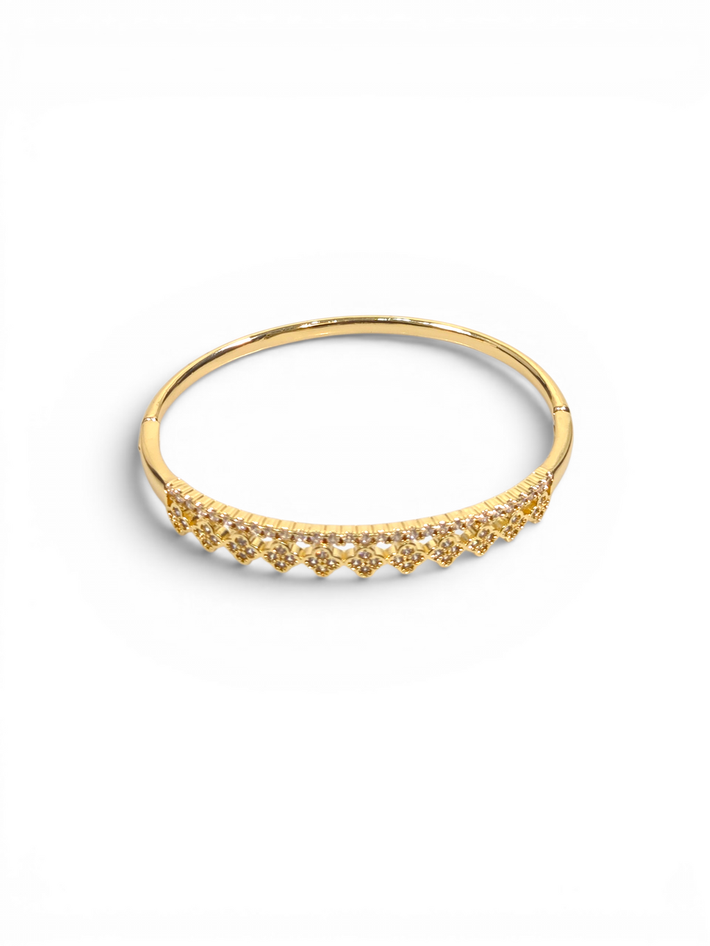 Pulseira Cristal Zirconia Dourada 2006