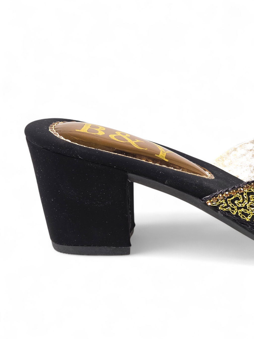 Mule 9838 Preto Salto Médio