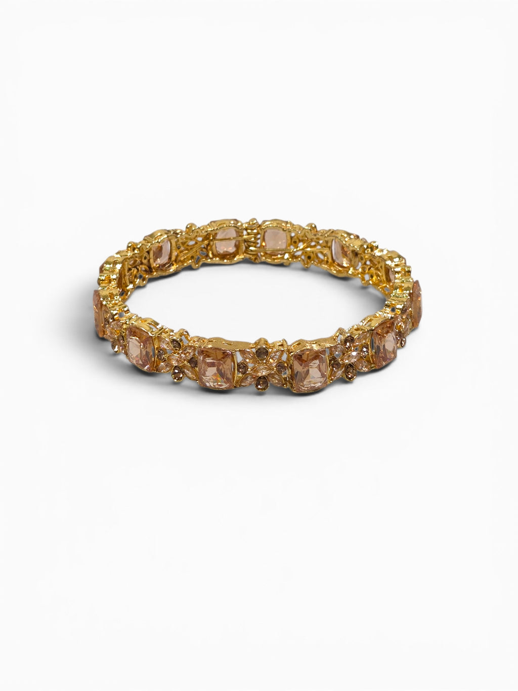 Bracelete Folheado Semi Joia Dourada #1086