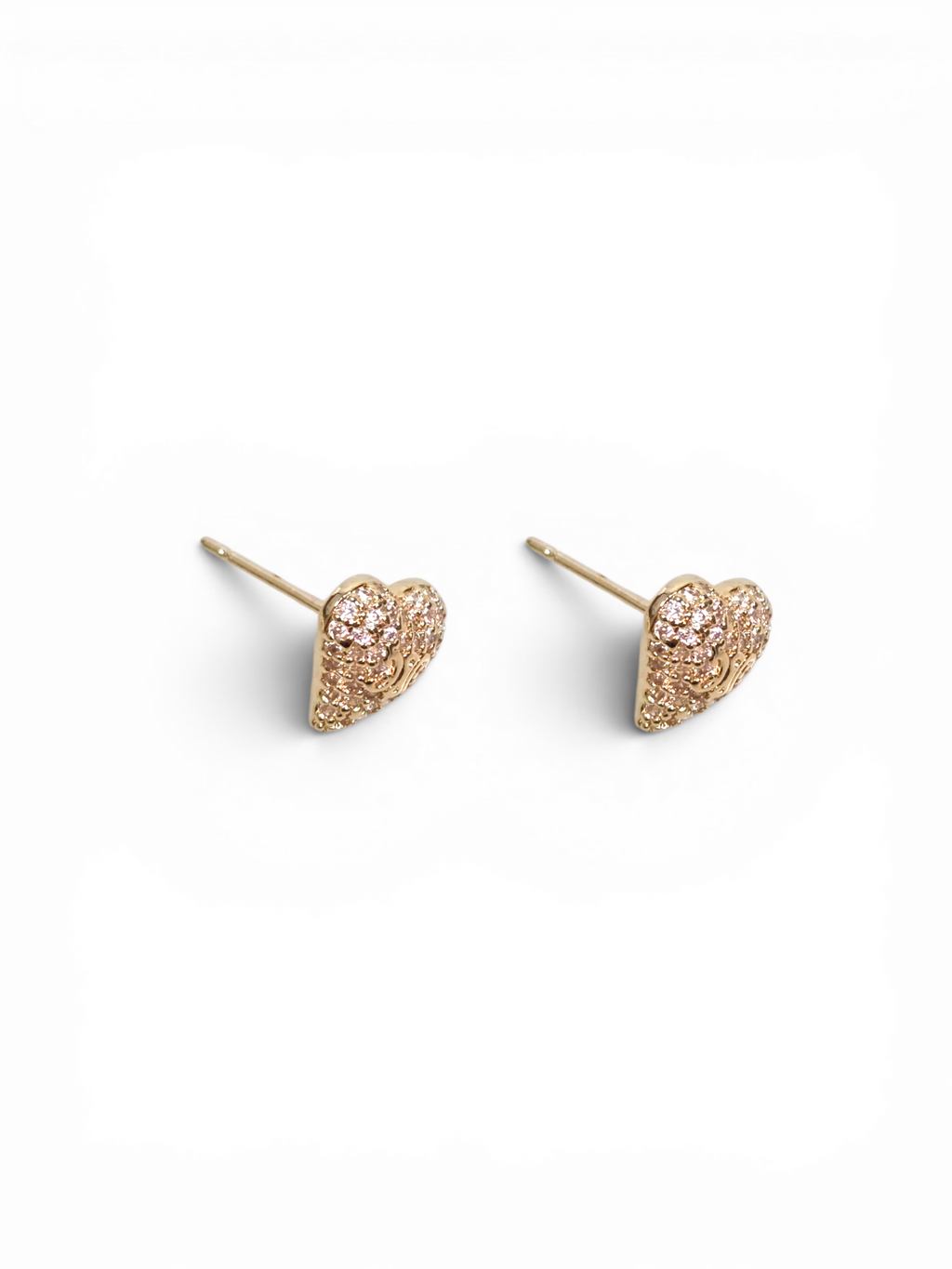 Brinco Cristal Zirconia Dourada #2031