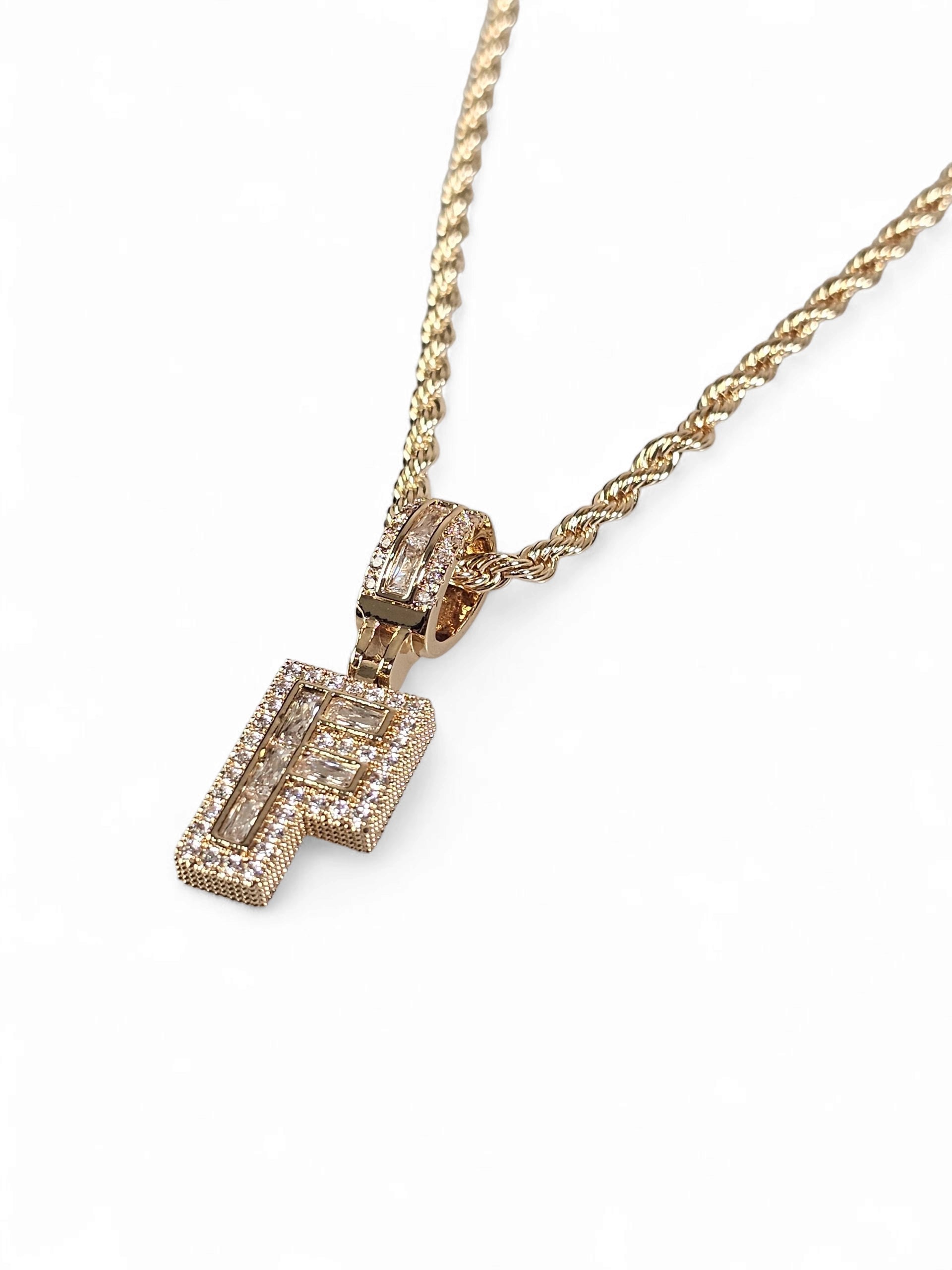 Colar Inicial (F) Zirconia