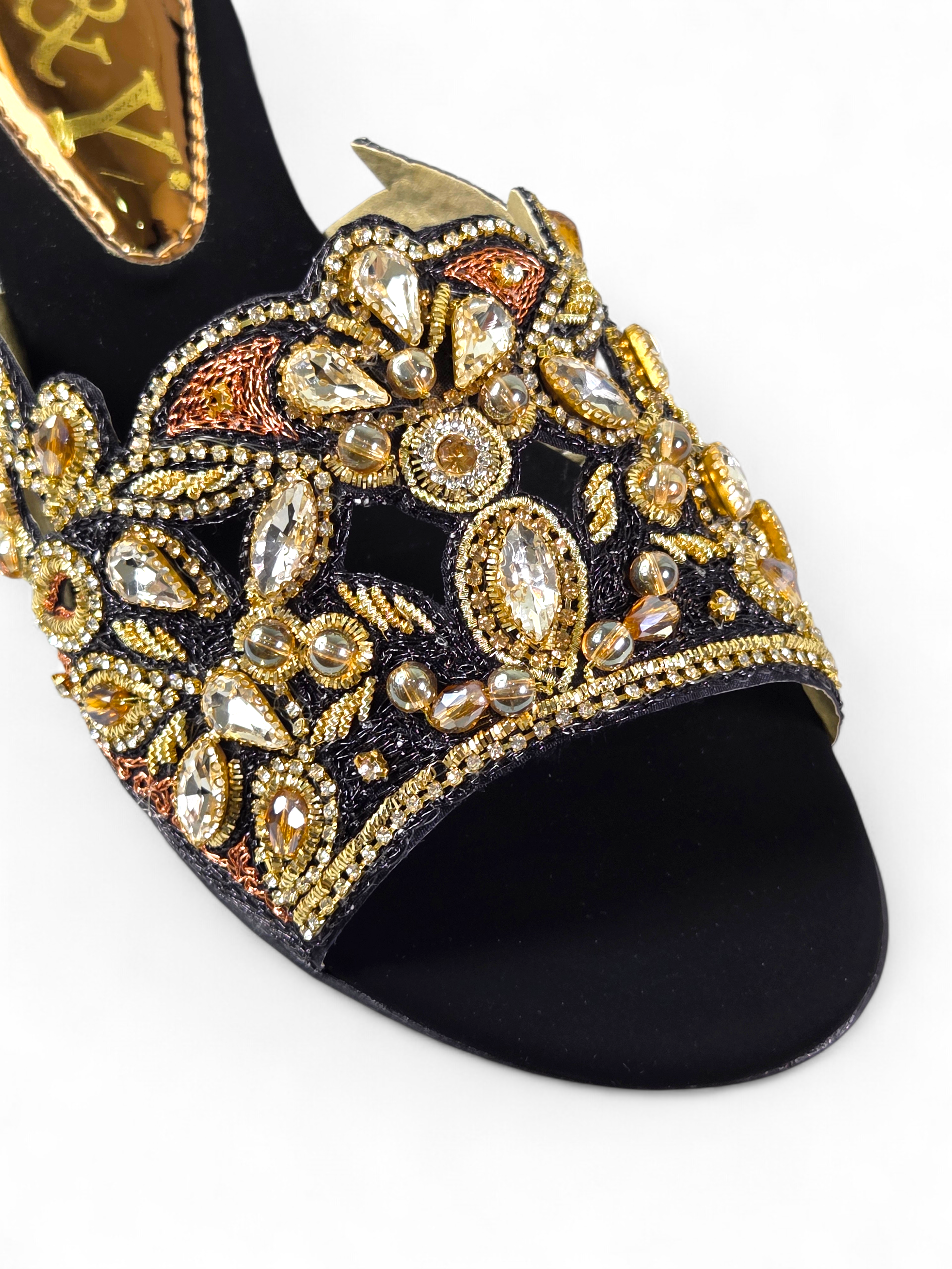 Tamanco 9278 Preto Salto Bloco