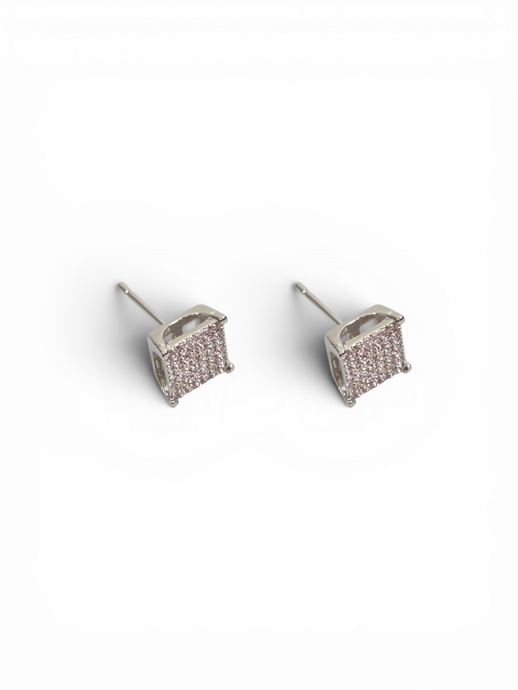 Brinco Cristal Zirconia Prata #2037