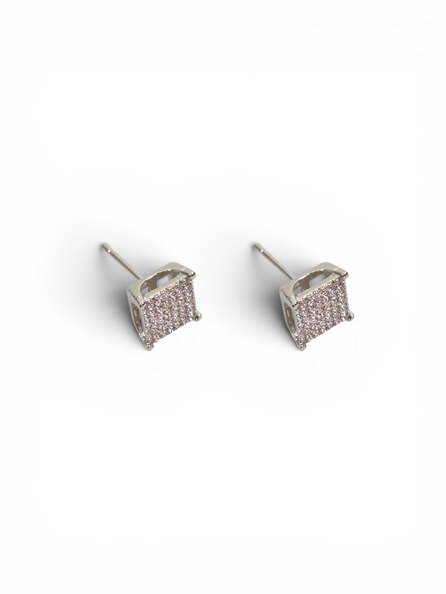 Brinco Cristal Zirconia Prata #2037
