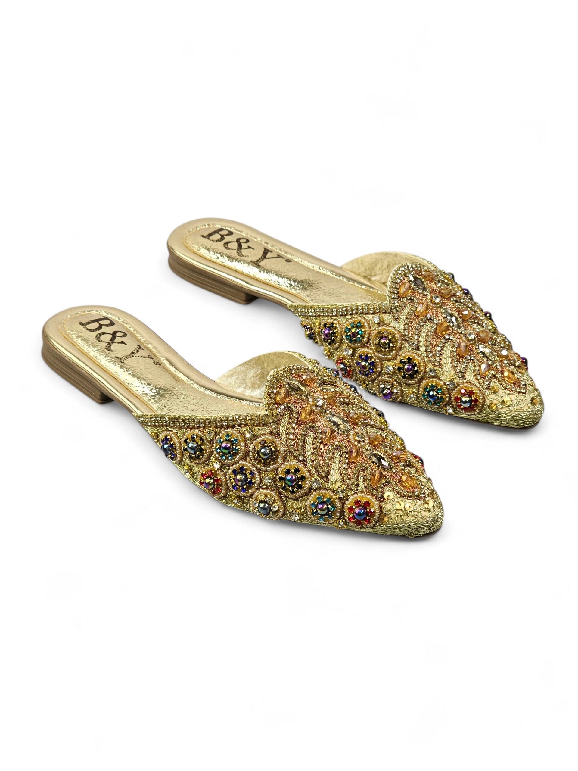 Mule 9519 Dourado Sem Salto