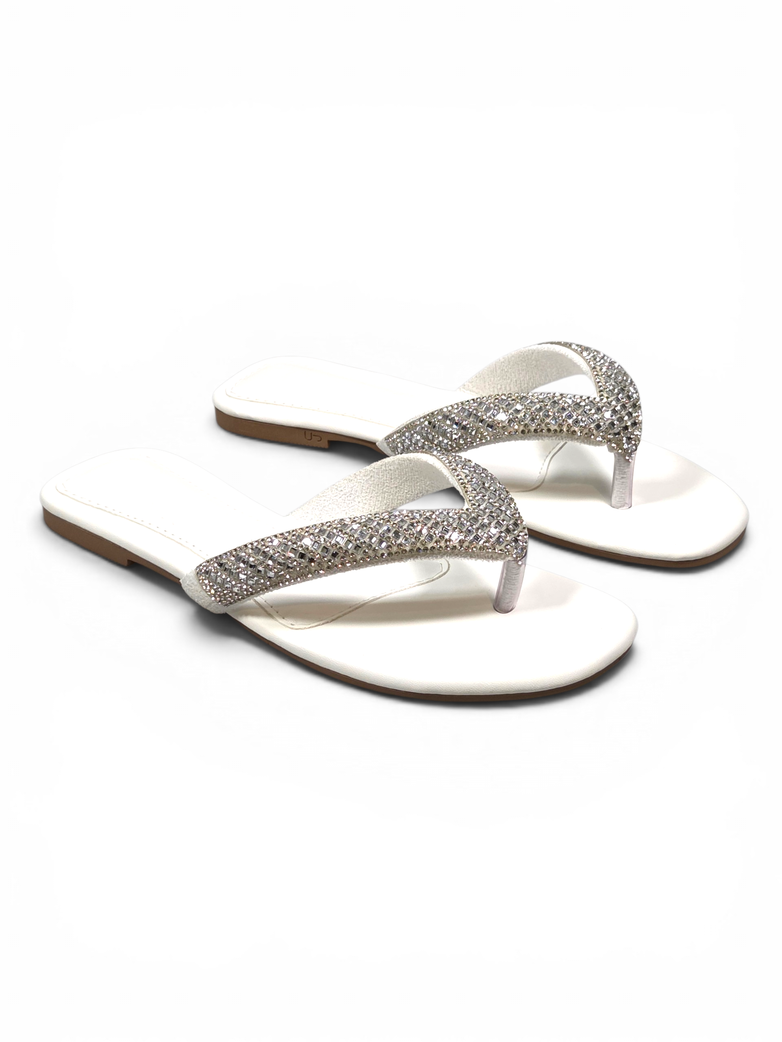 Chinelo 1222 Branco Sem Salto