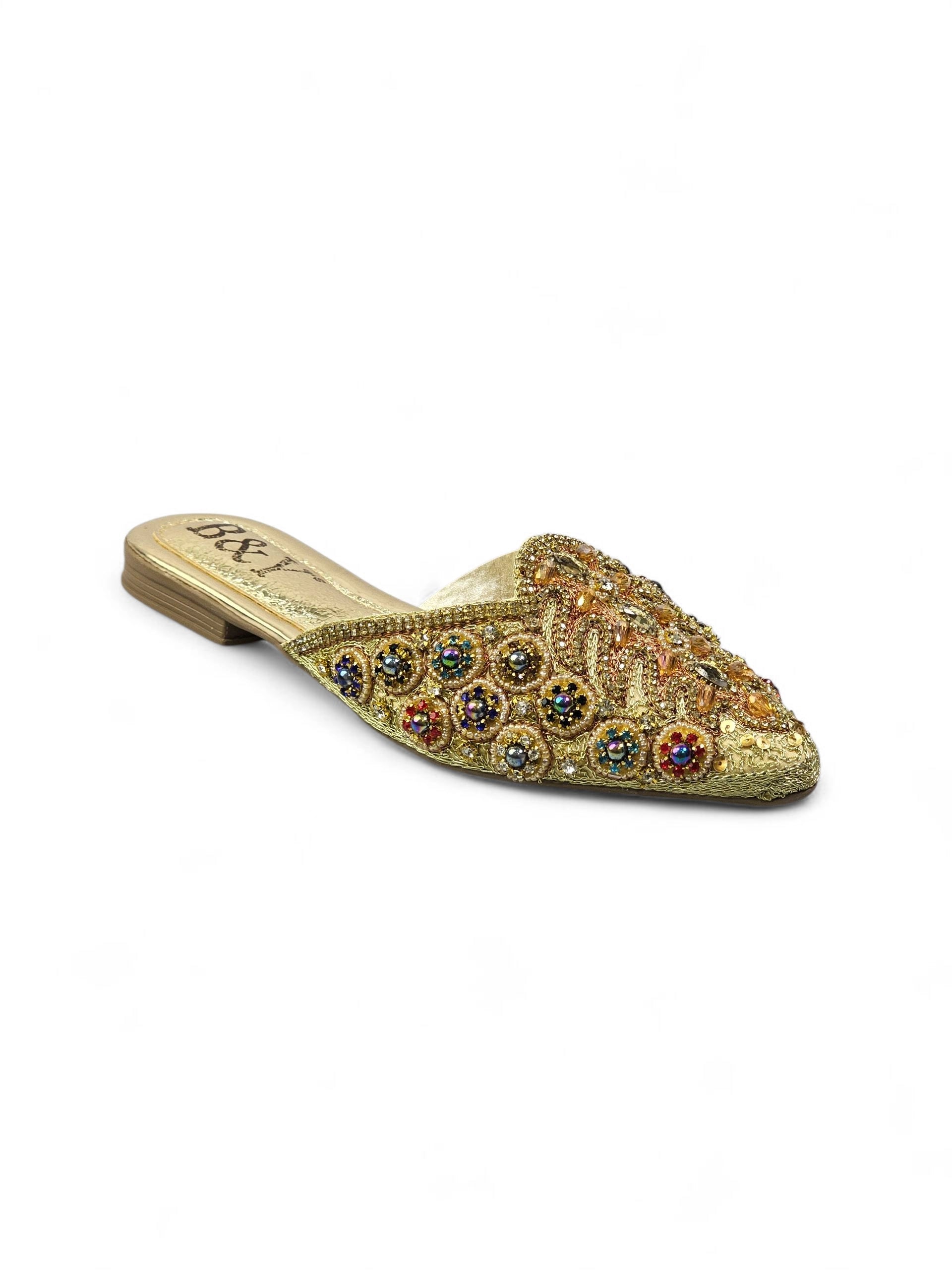 Mule 9519 Dourado Sem Salto