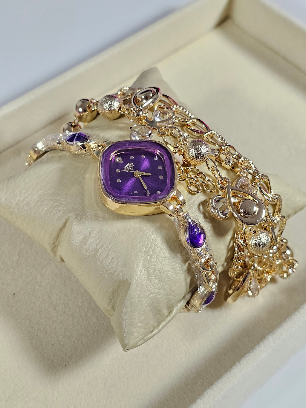 Relógio Prova d’Água com Pulseira Folheada 018