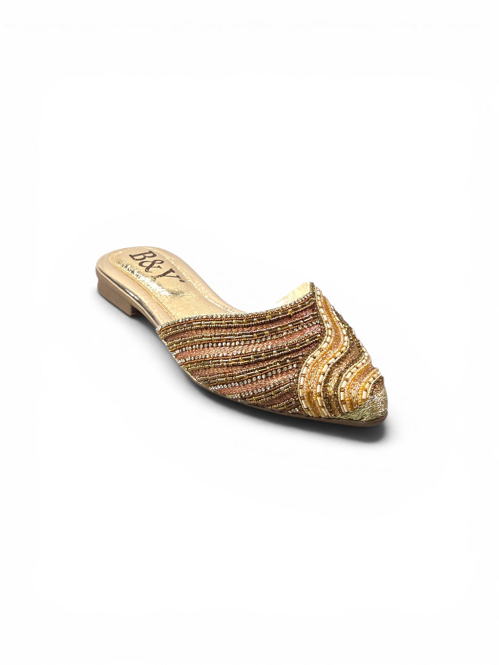 Mule 9563 Dourado Sem Salto