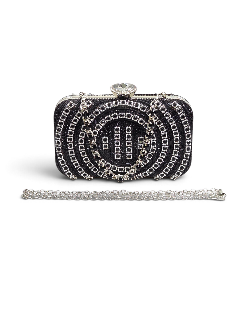 Bolsa Classic Clutch Cristal Preto 1100