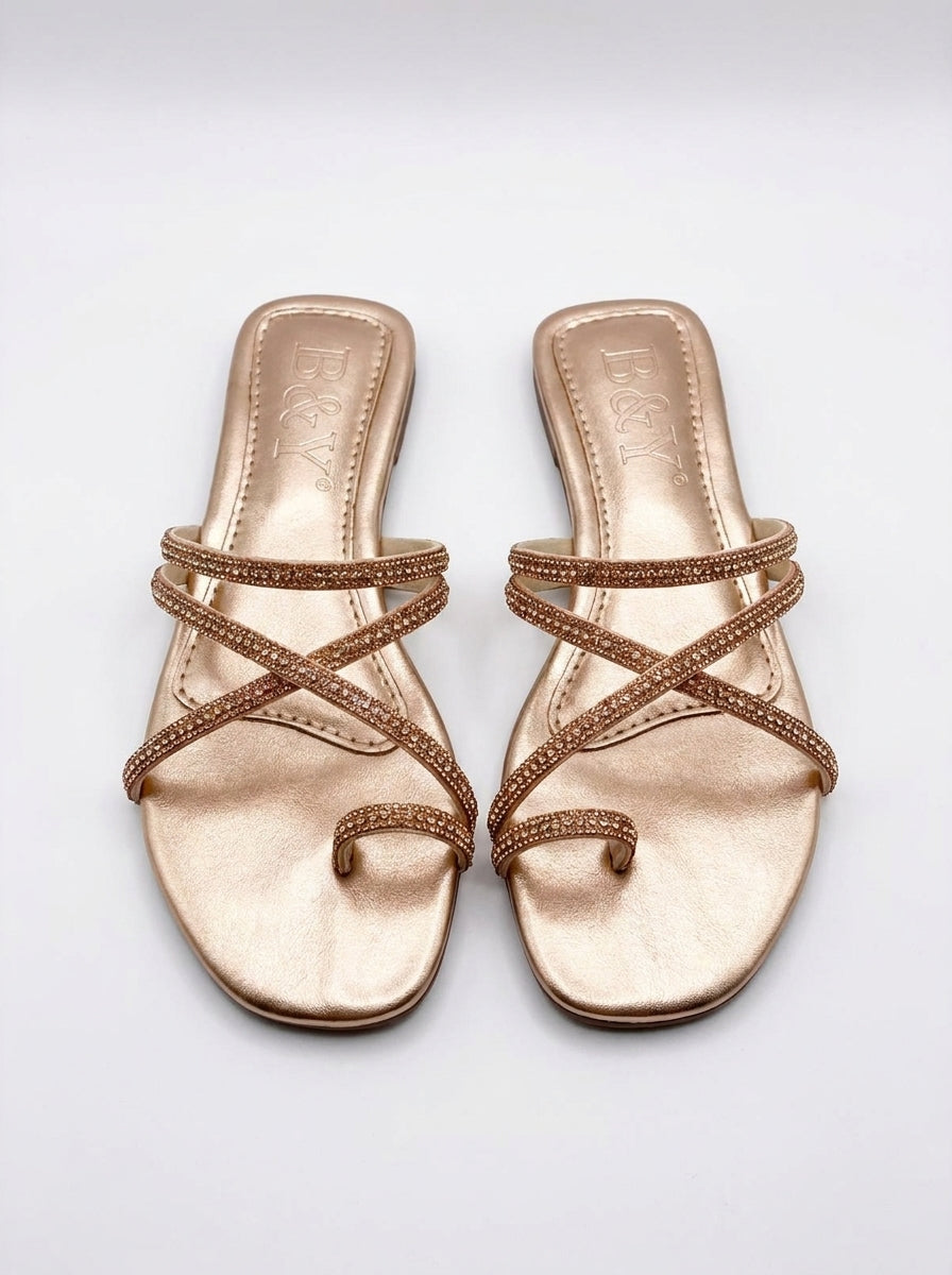 Chinelo 6101 Bronze Sem Salto