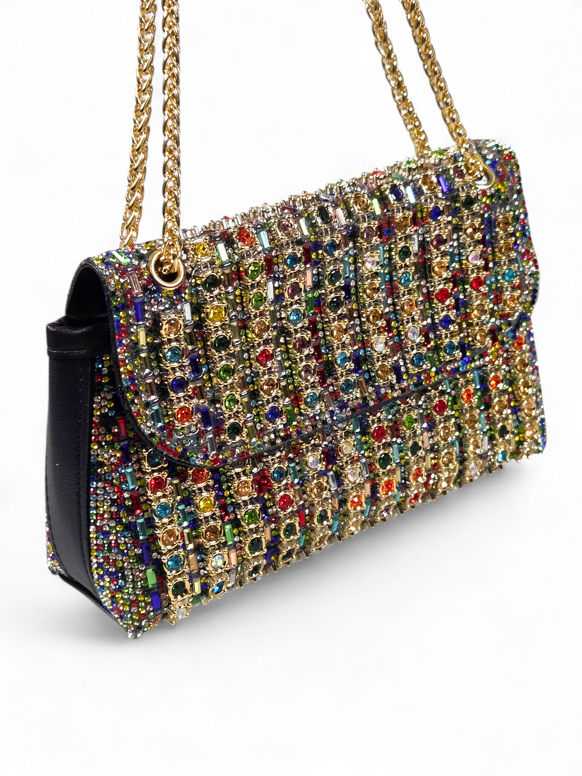 Bolsa Luxo Cristal Preto 1043