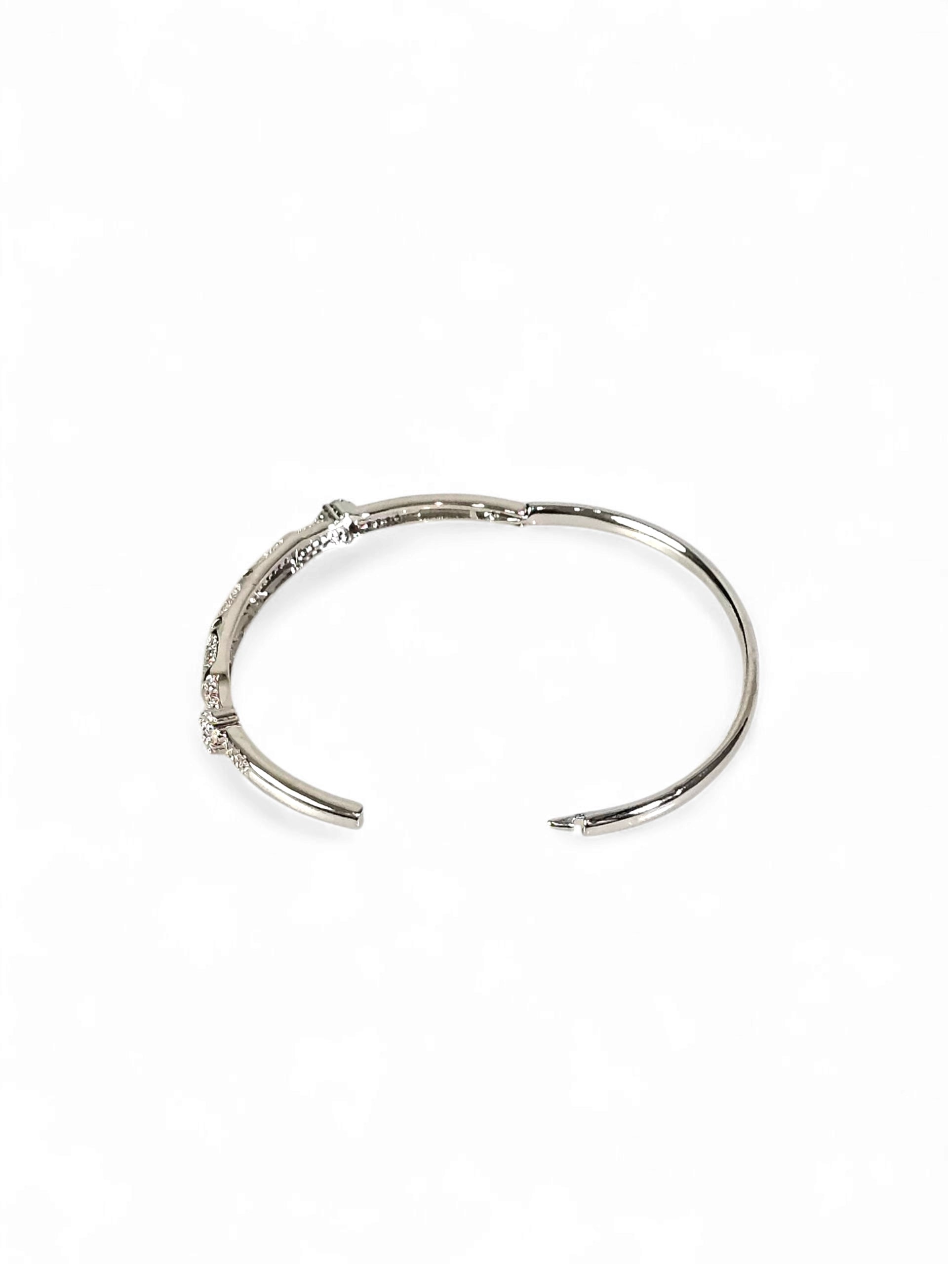 Pulseira Cristal Zirconia Prata 010