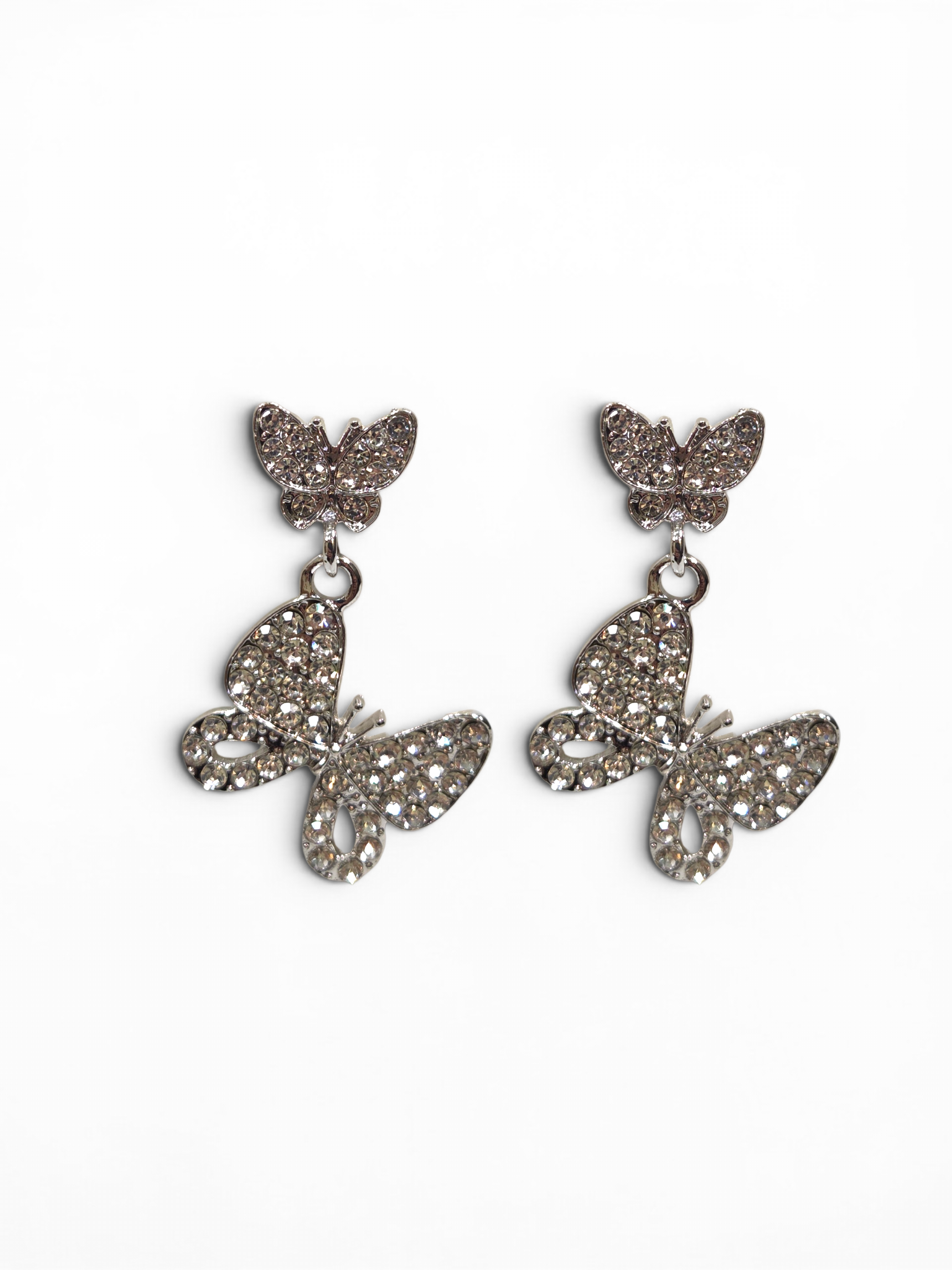 Brinco Cristal Zirconia Prata 2008