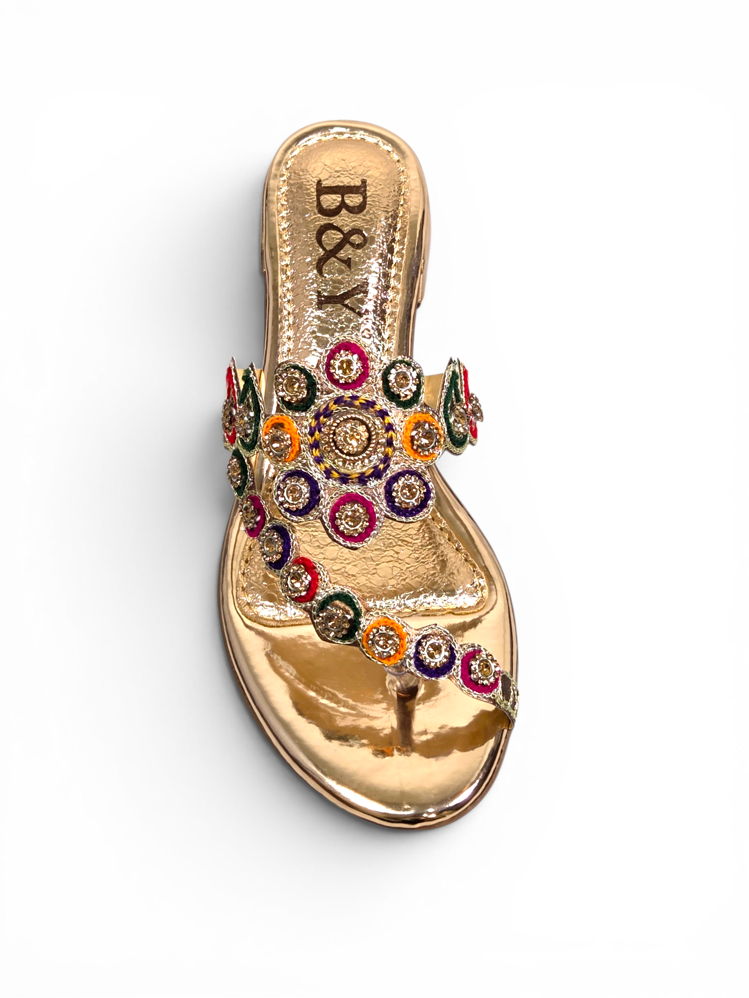 Chinelo 9296 Bronze Salto Bloco 3 cm
