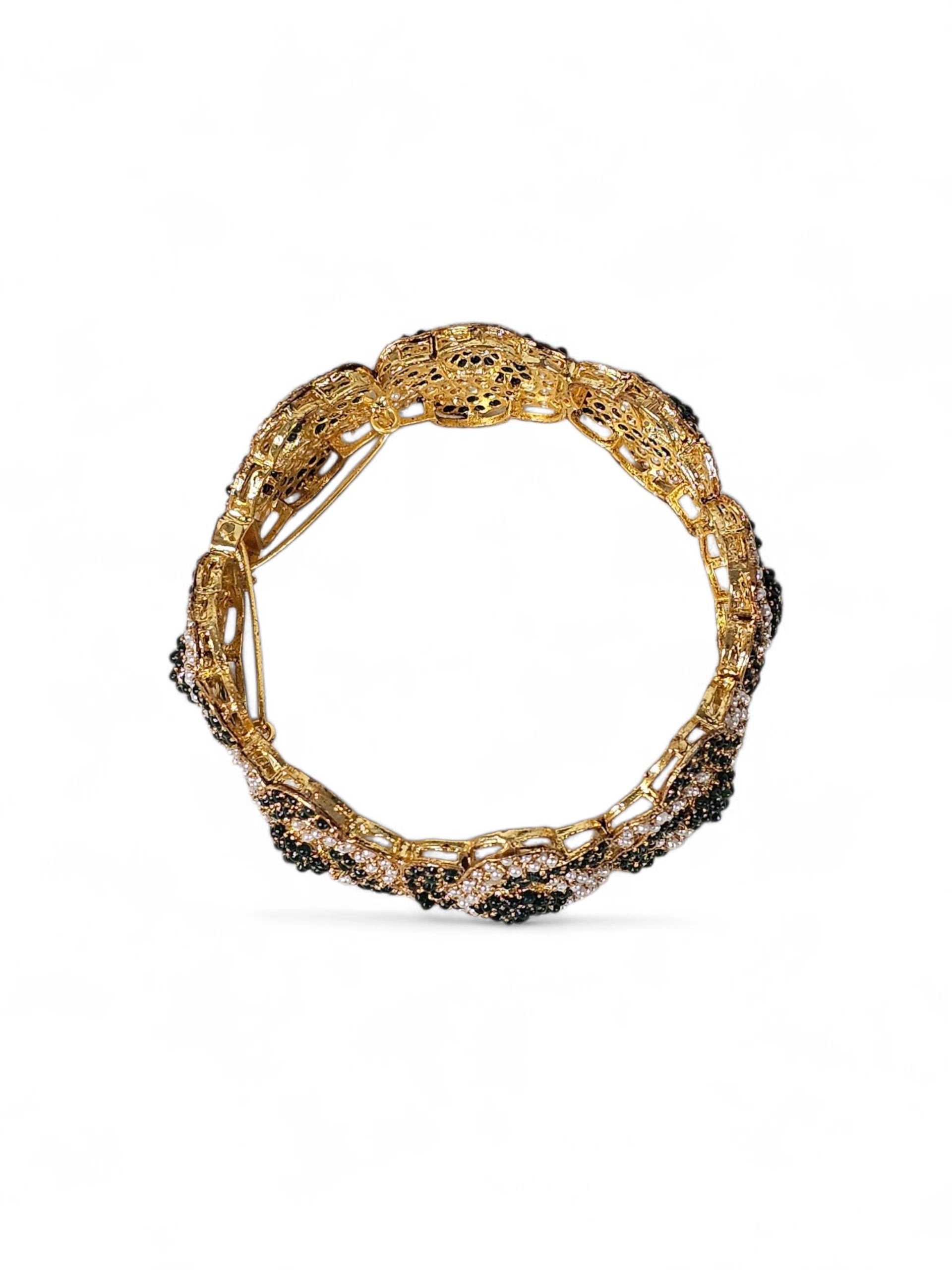 Bracelete Dourado Semi Joia 008