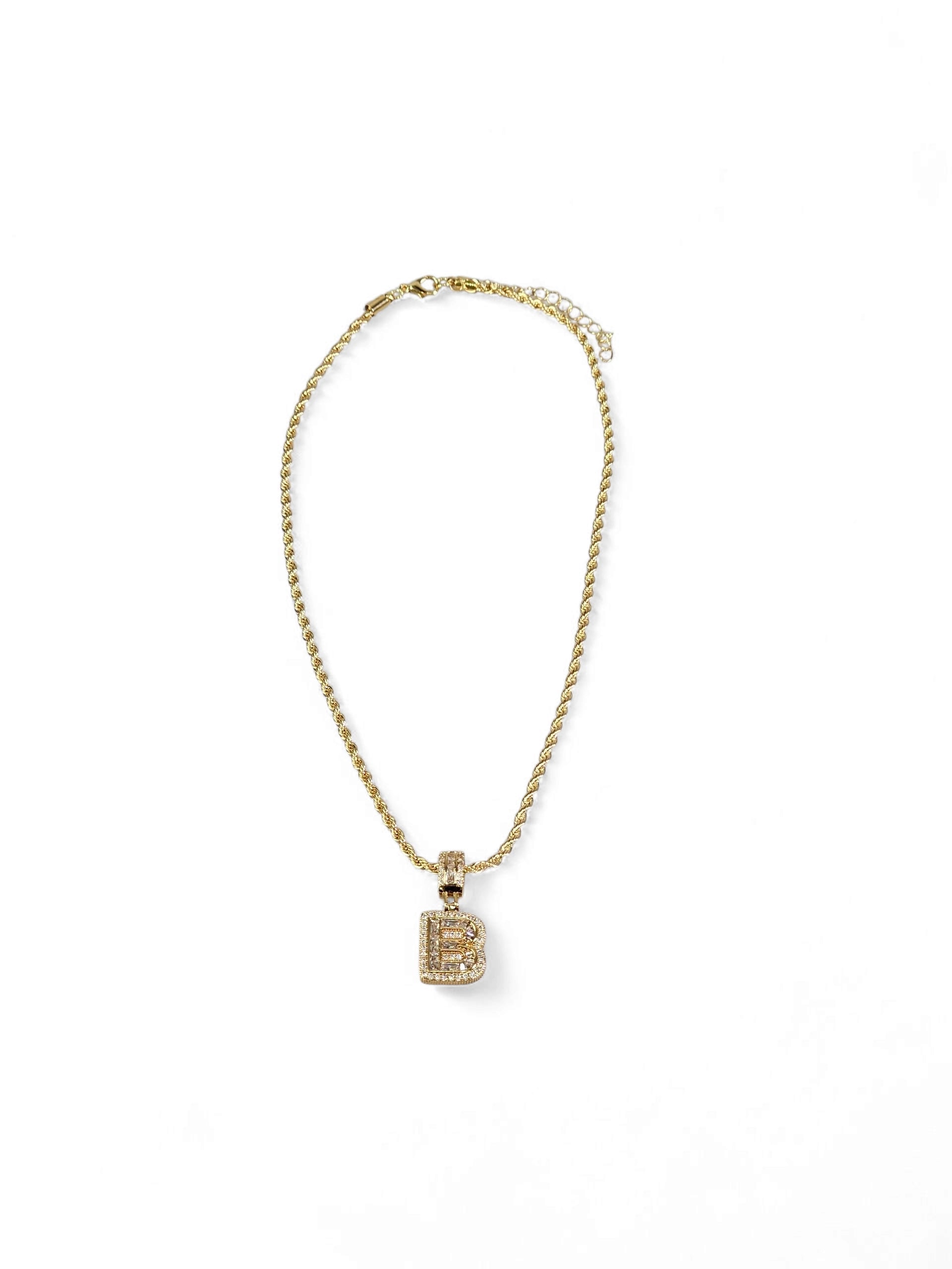 Colar Inicial (B) Zirconia