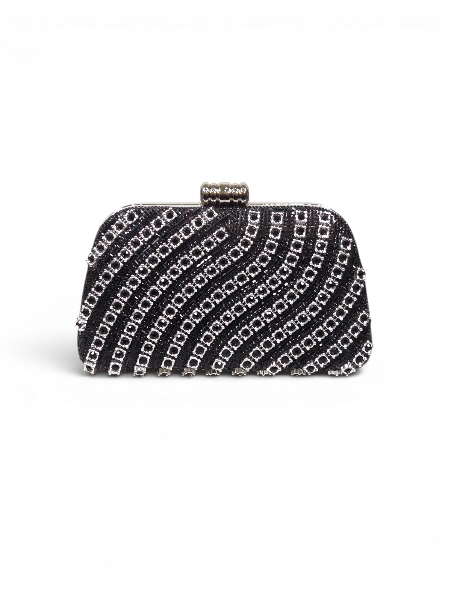 Bolsa Stella Clutch Cristal Preto 1088