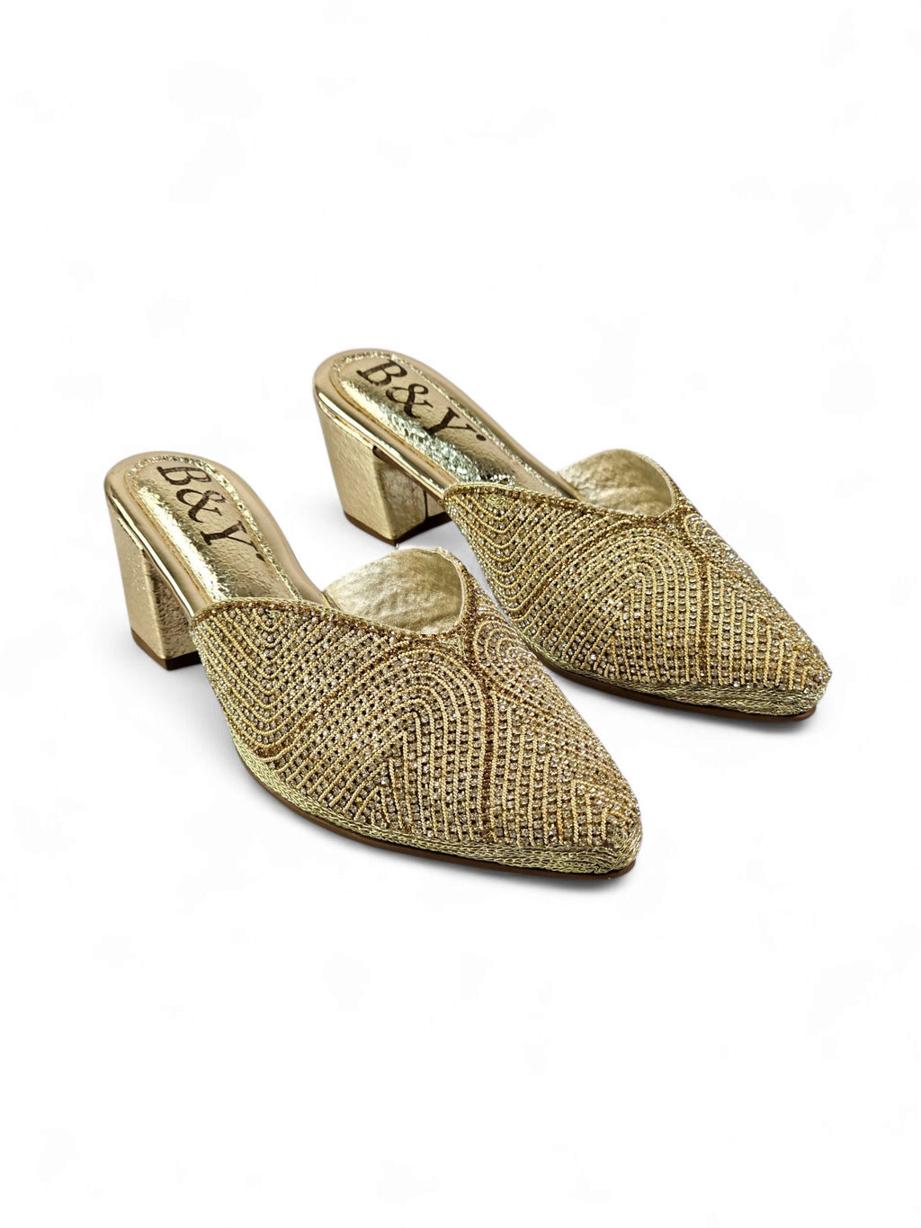 Mule 9797 Dourado Salto Médio