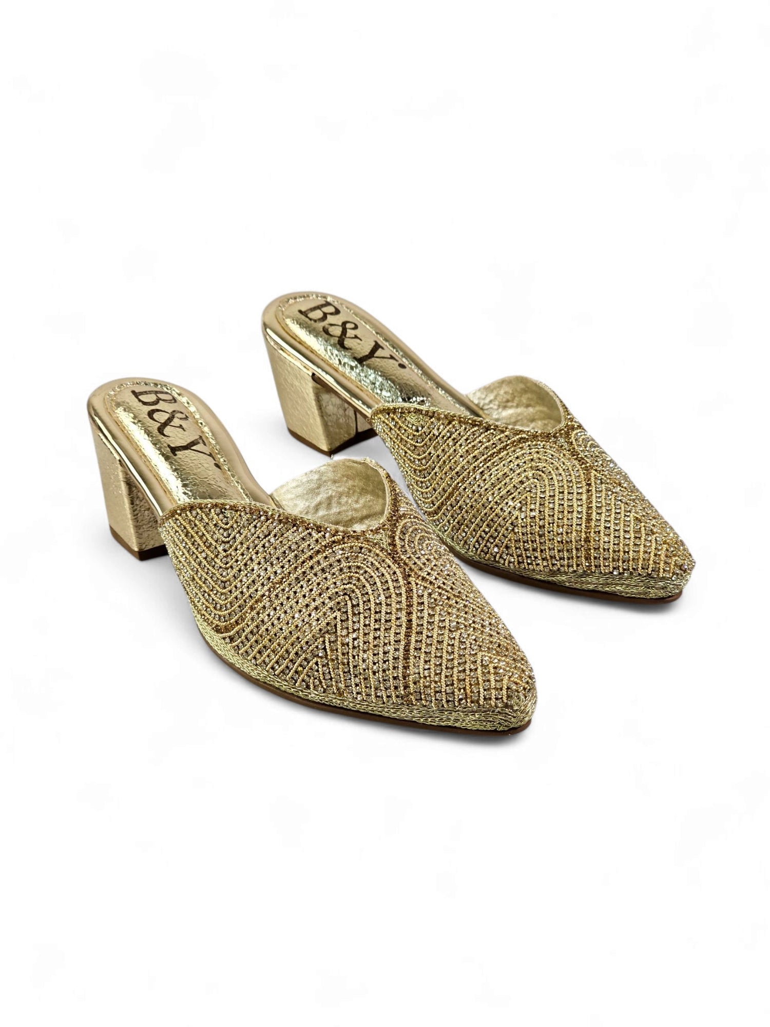 Mule 9797 Dourado Salto Médio