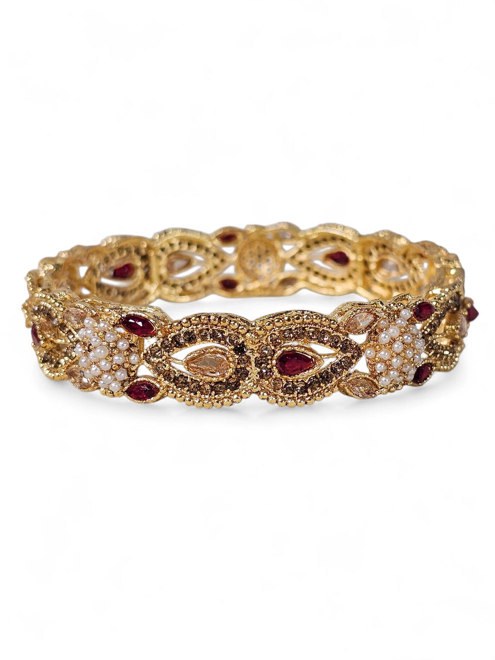 Bracelete Dourado Semi Joia 005