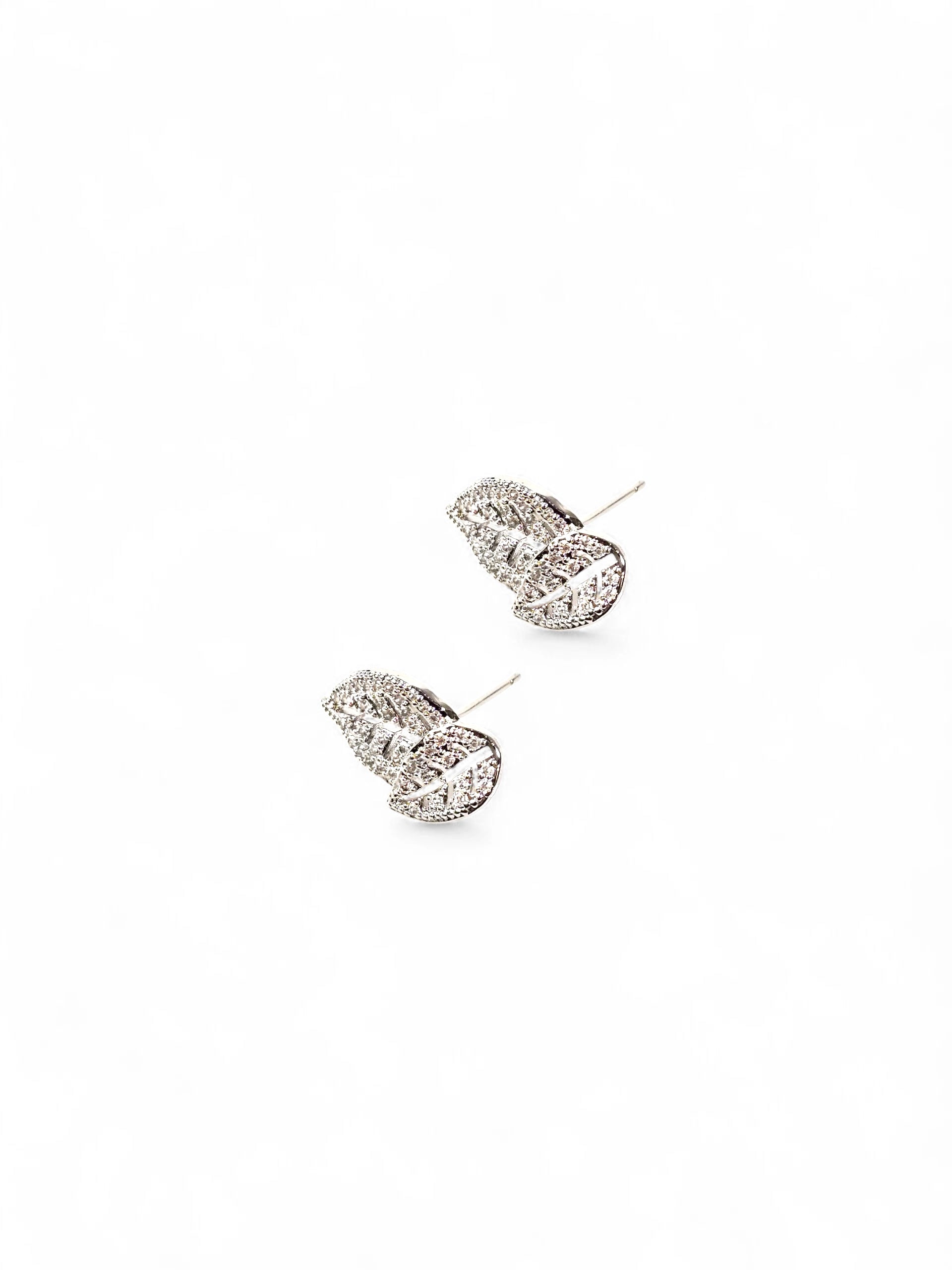 Brinco Cristal Zirconia Prata 059
