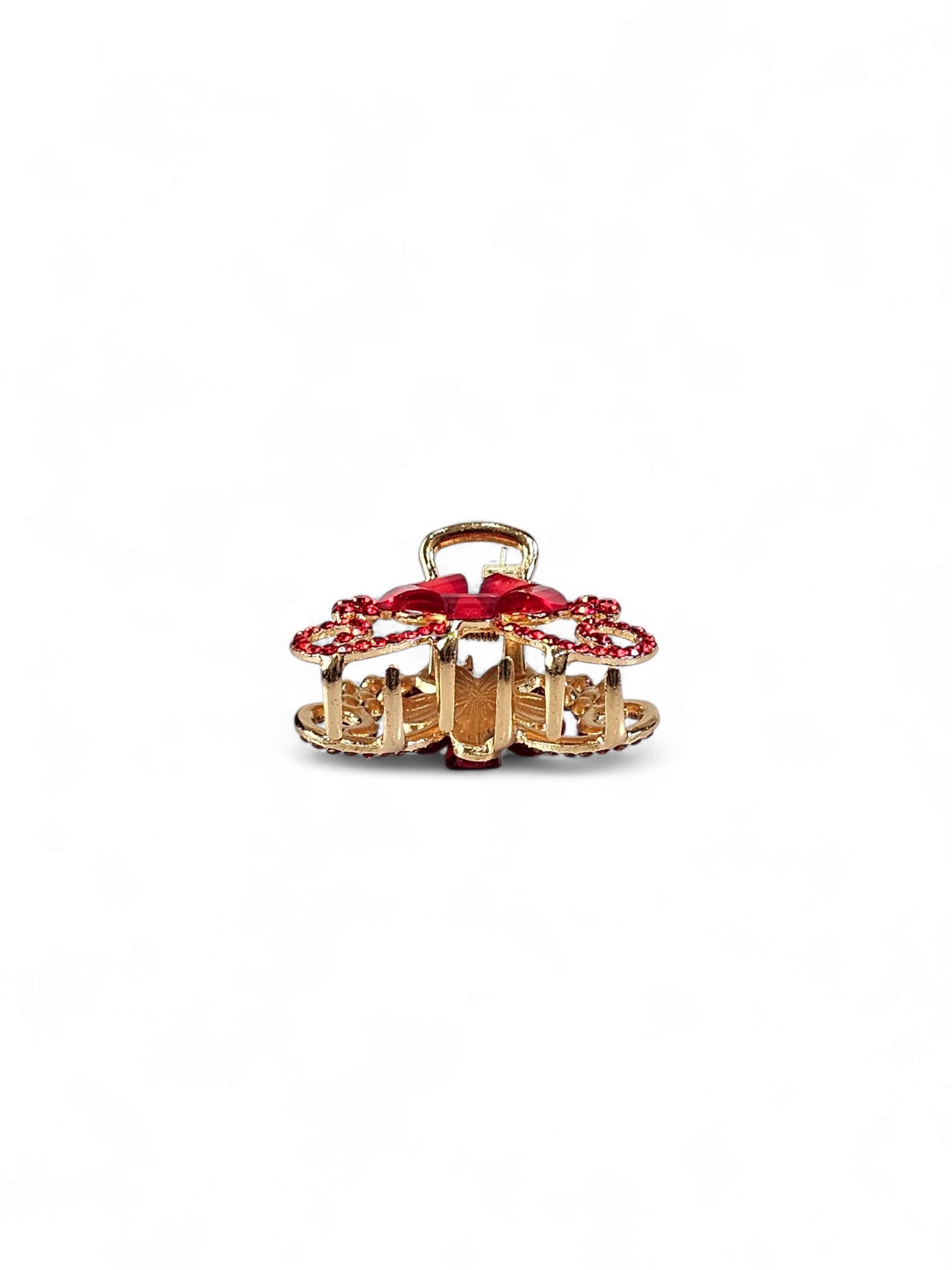 Prendedor de Cabelo Cristal Pequeno 023