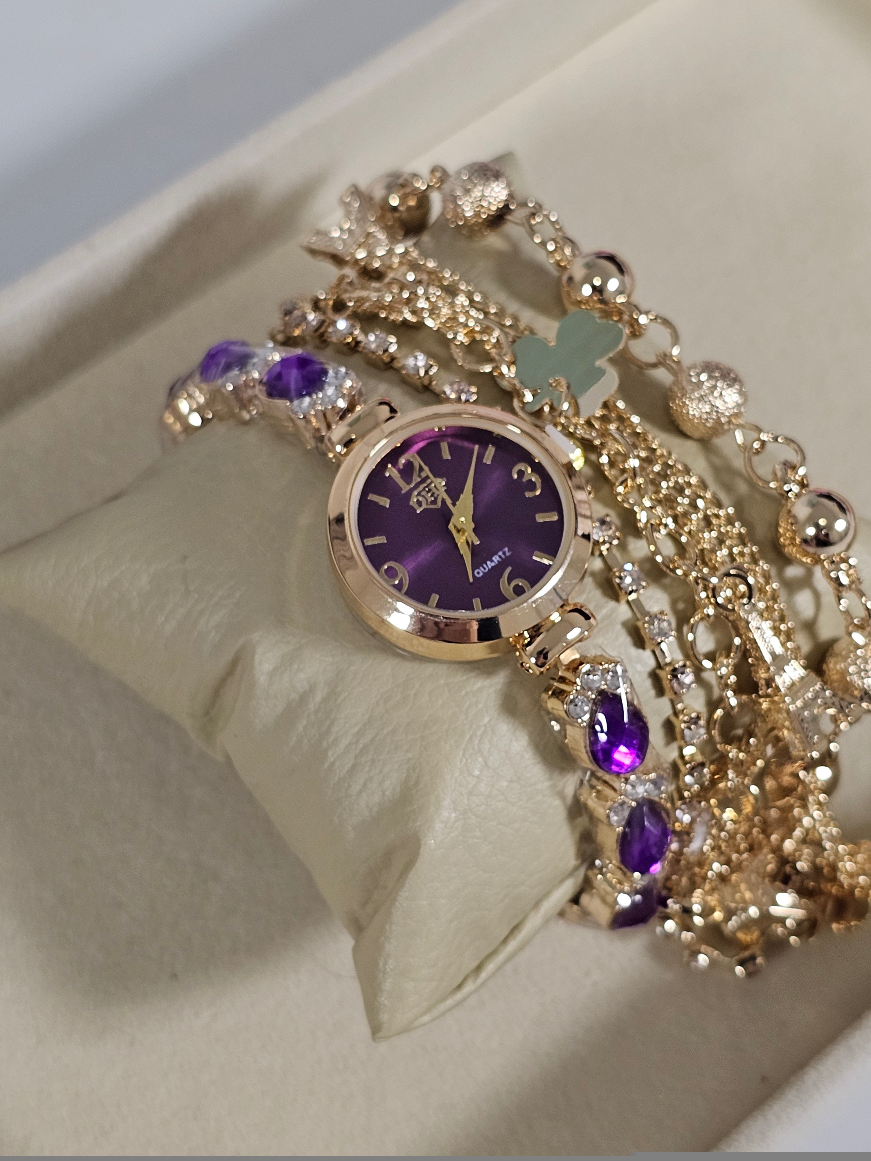 Relógio Prova d’Água com Pulseira Folheada 024